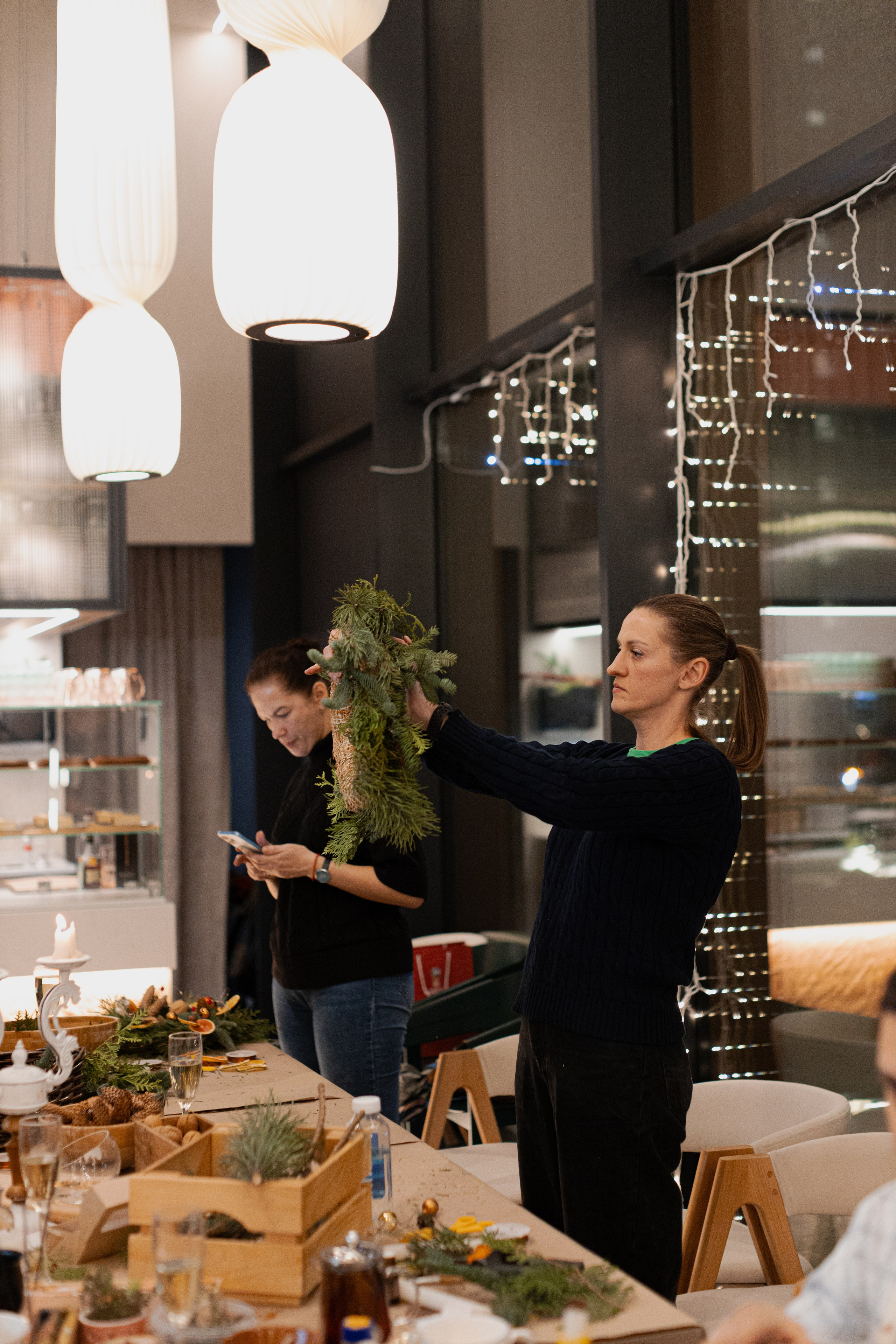 Мк свечи и венок (новогодний корпоратив). Анастасия Ракчеева Художник