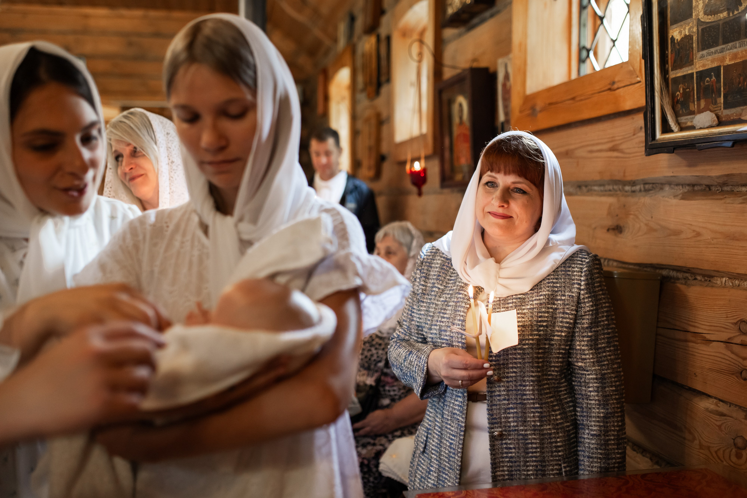 Крещение в Храме святых Новомучеников и Исповедников Российских. Фотограф Валерия Горбунова Подольск Бутово Видное Щербинка