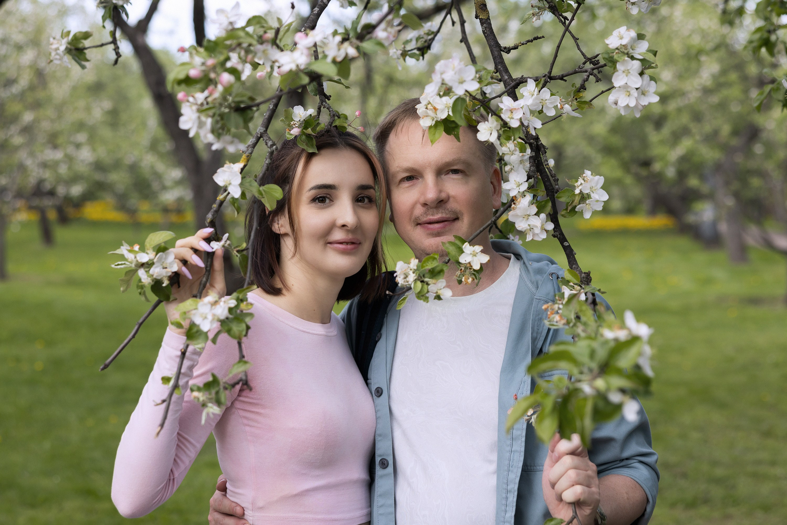 Съемка в цветущих садах. Фотограф в Москве Ольга Олейникова