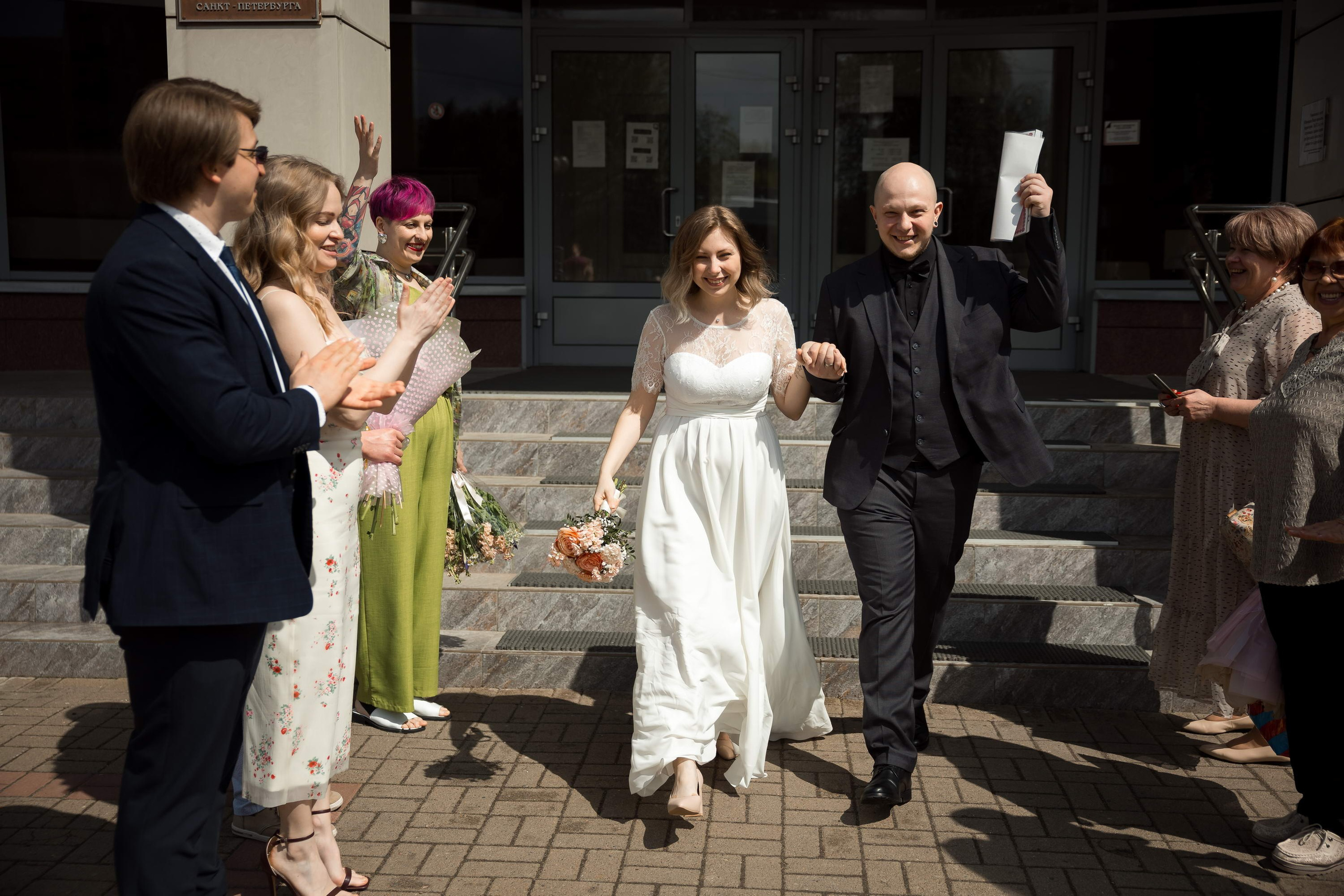 ЗАГС Калининского района. Свадебный фотограф Игорь Брундасов 8PHOTO на свадьбу венчание загс СПб