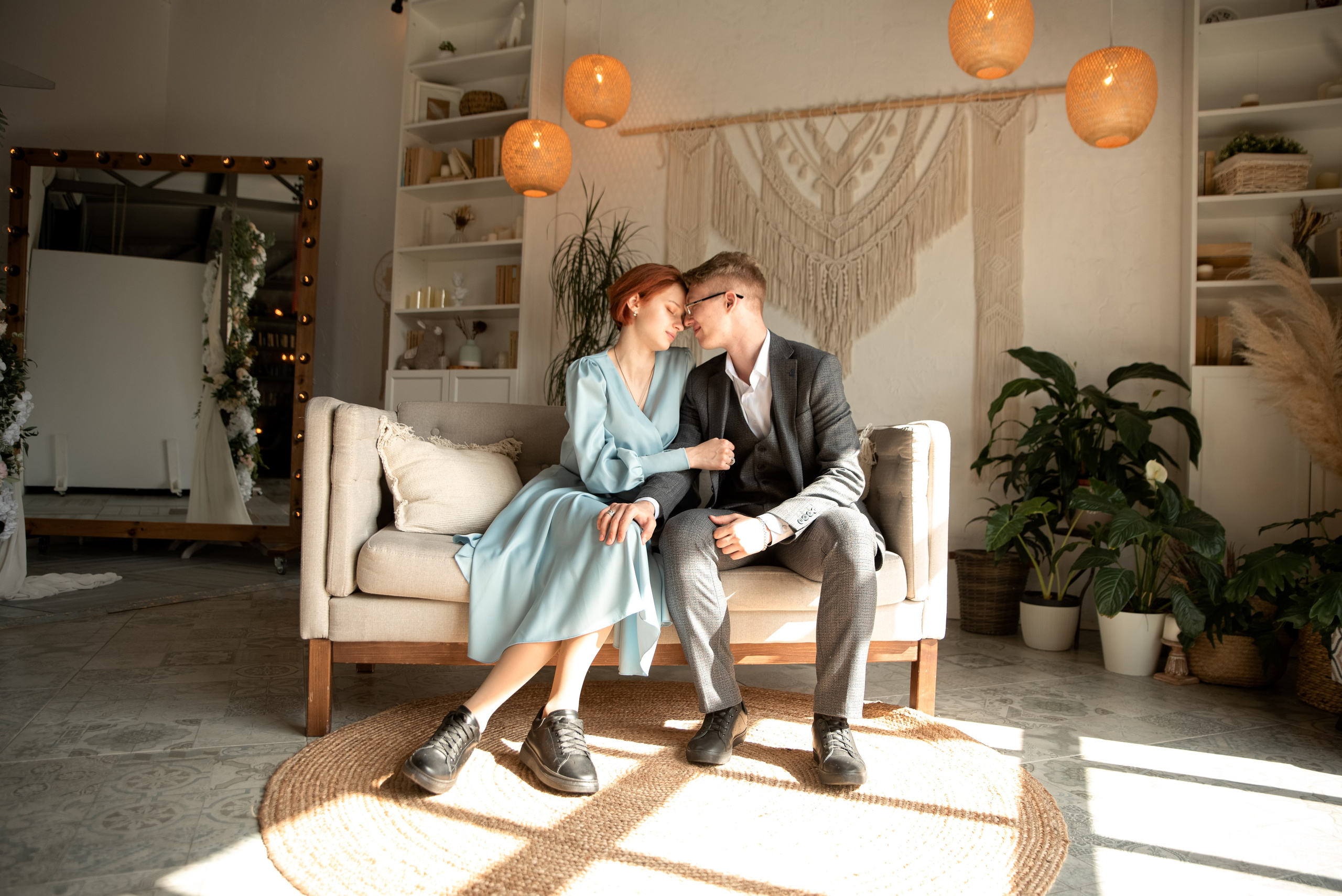 Дмитрий и Марина. LOVESTORY в студии. Семейный и детский фотограф в Туле Светлана Воронкова