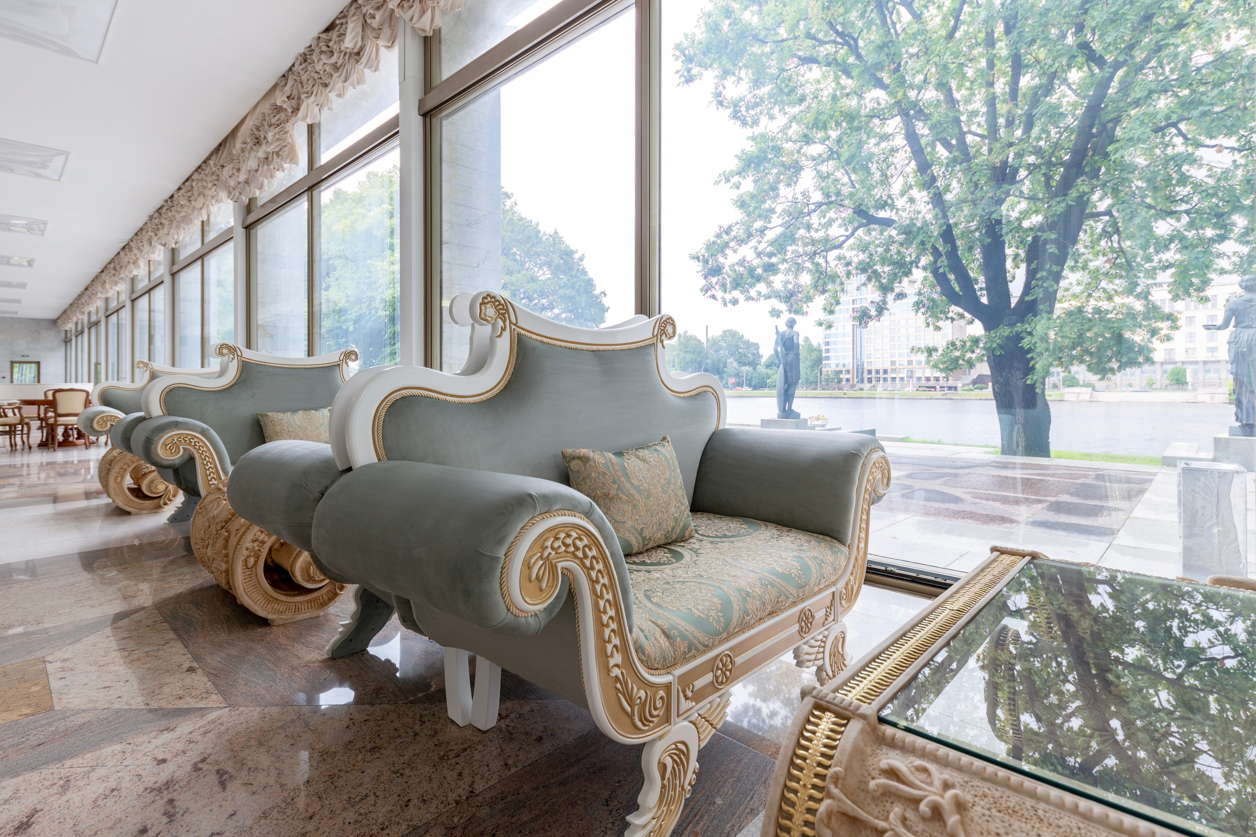 Государственная резиденция К-2 на набережной р. Малой Невки. Интерьерный фотограф в Санкт-Петербурге Екатерина Цыбулько