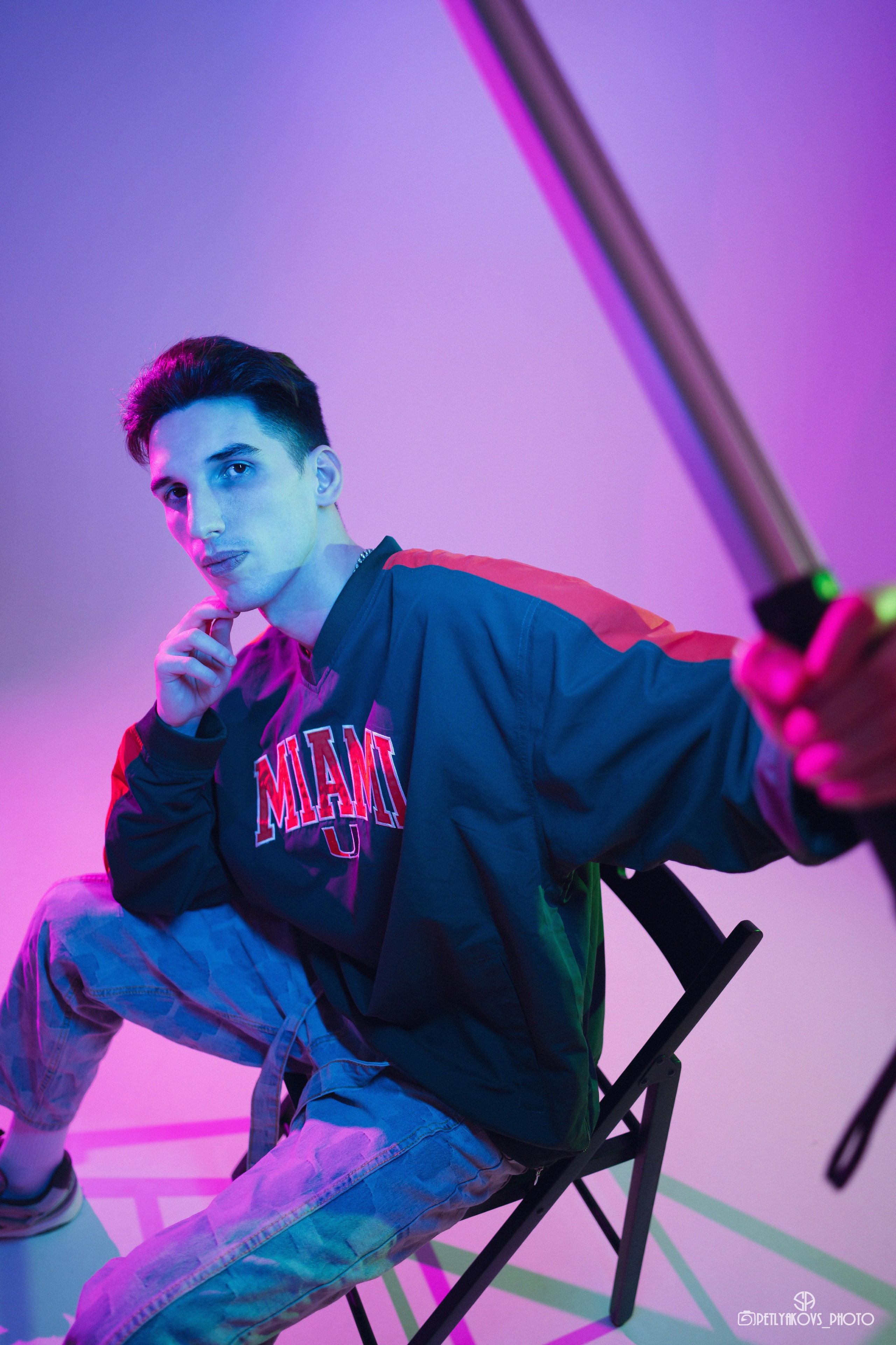 Фотограф с цветным светом Gpoint