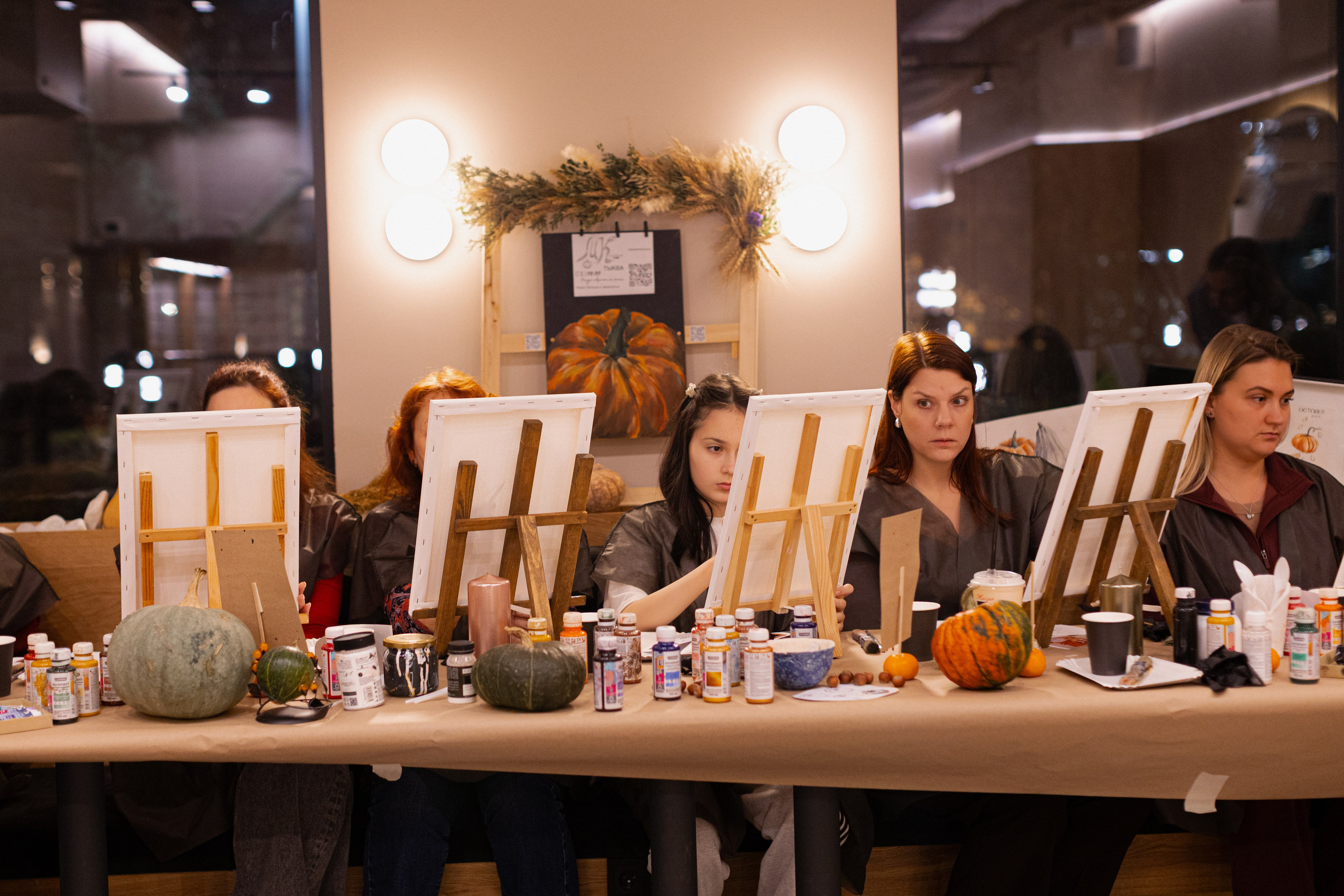 МК Тыква в кафе Здрасте. Анастасия Ракчеева Художник