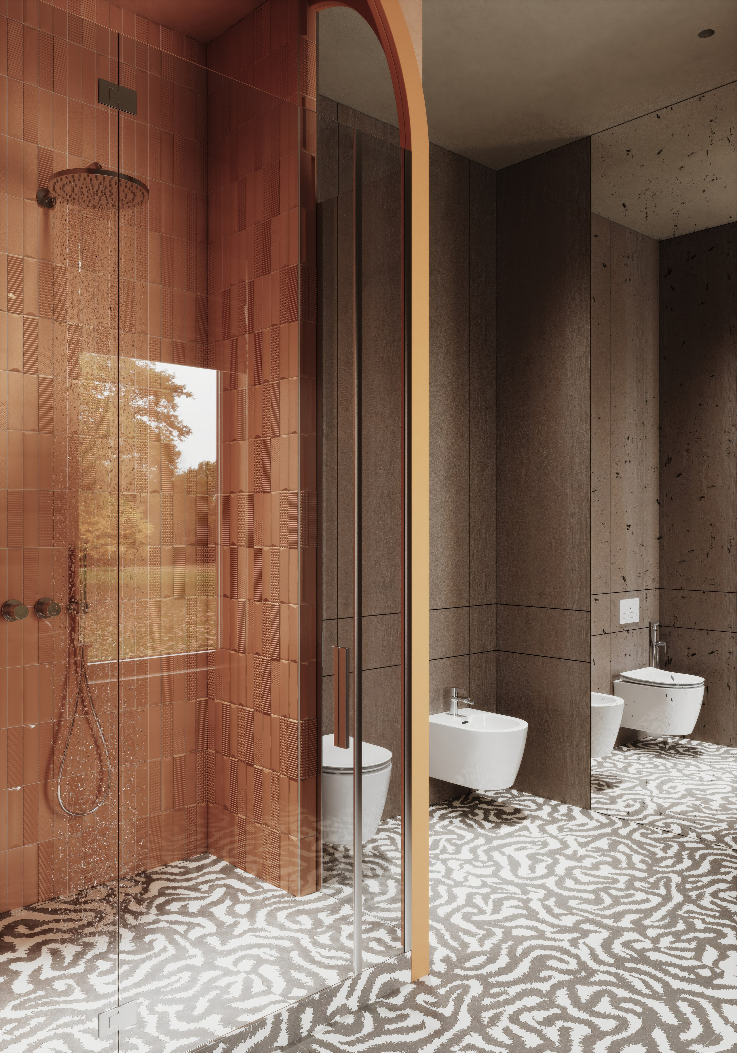 Country house Bathroom | Ashe Home. Середа Юлия | Визуализация