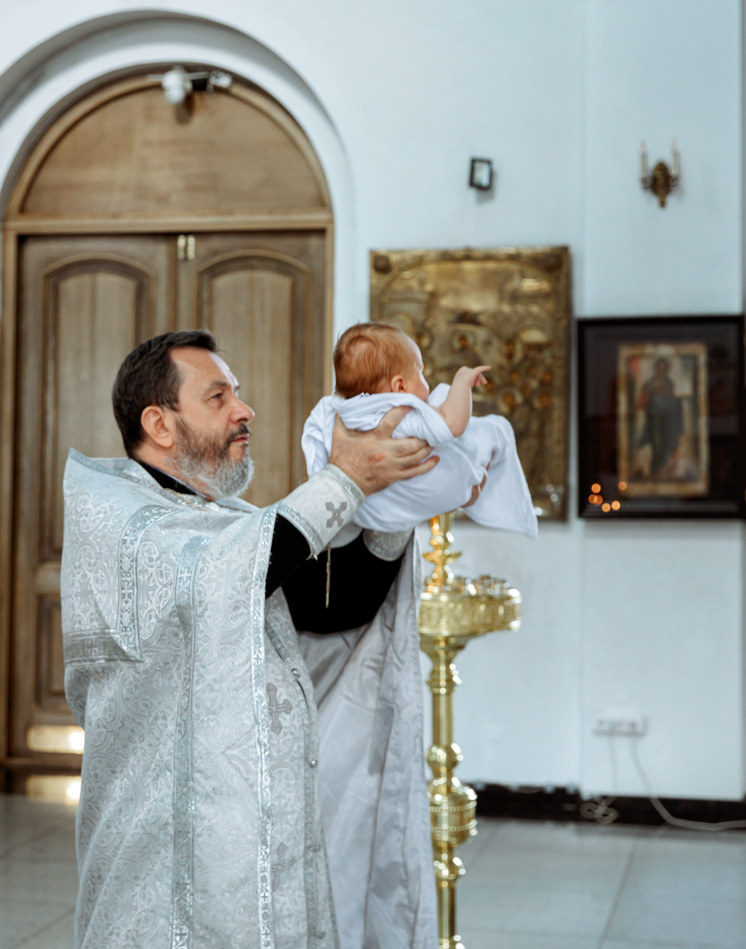 Крещение Сияны. Портретный и семейный фотограф в Москве Ирина Голубчина