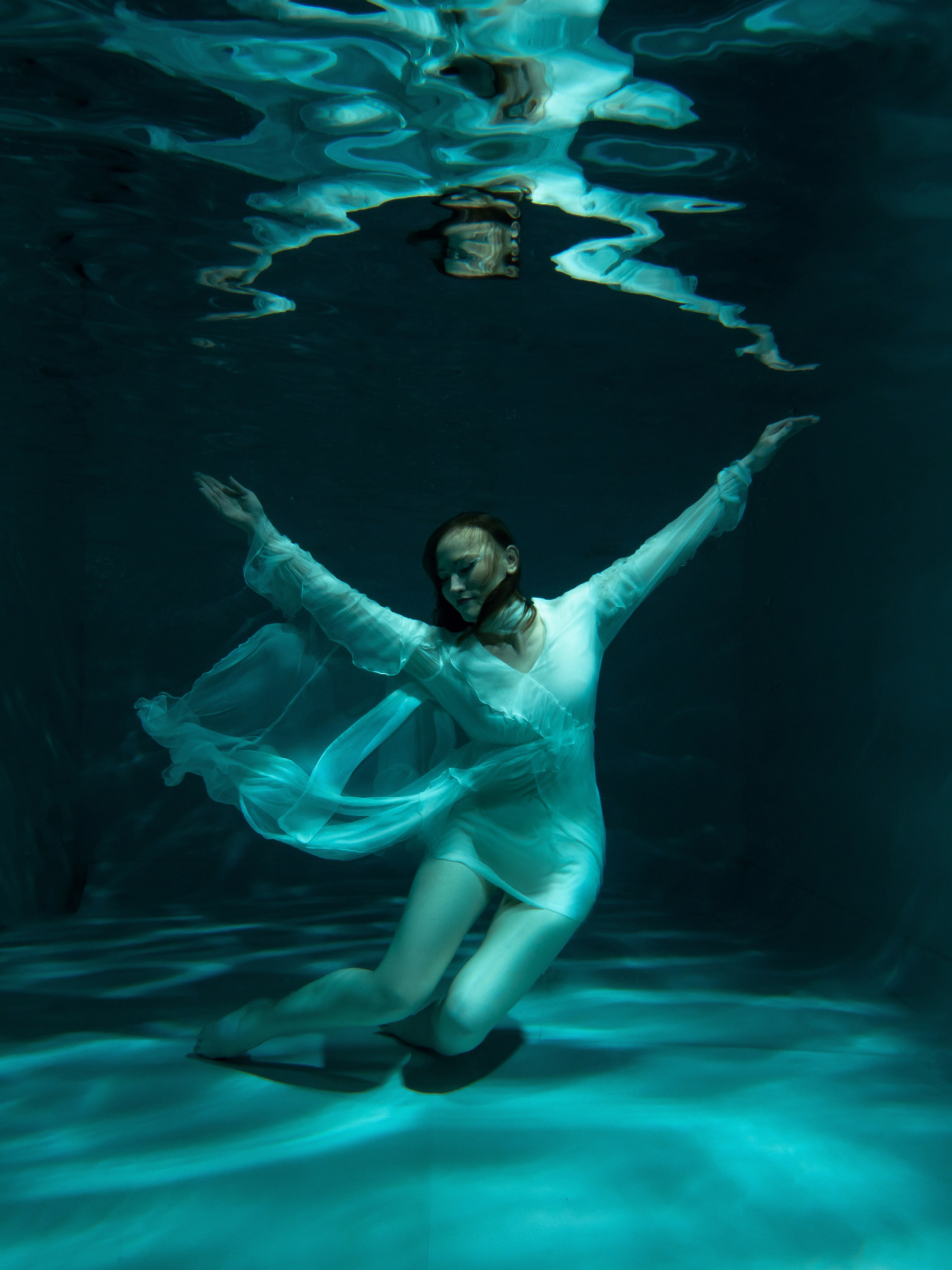 Персональная съёмка под водой для Мили. Фотограф Кристина Берг