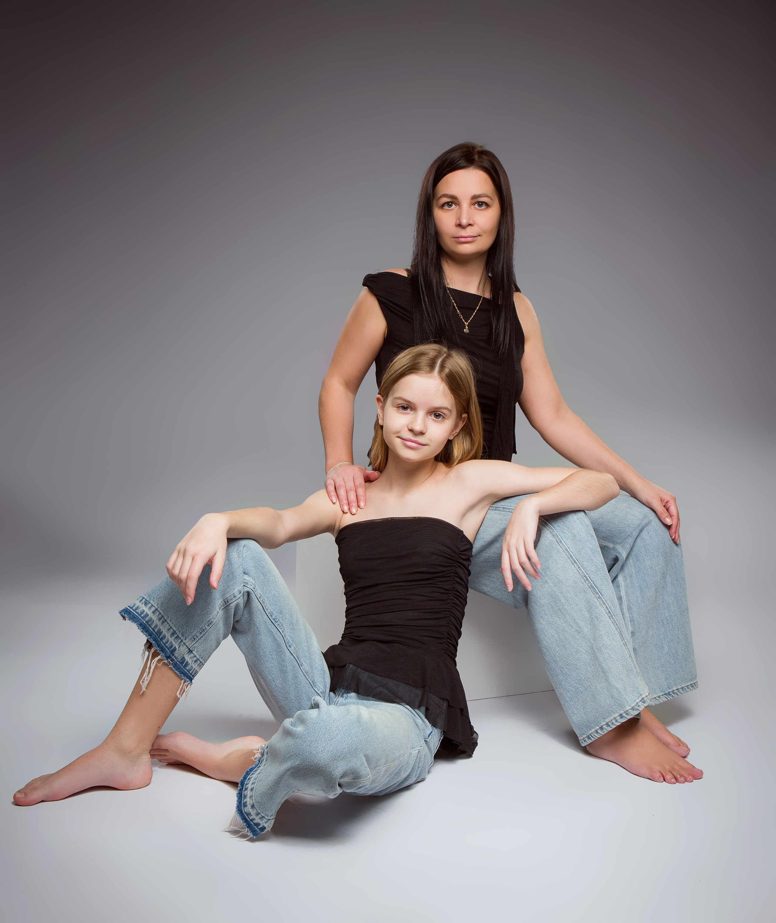 Мама и дочь. Фотограф Мария Кольцова