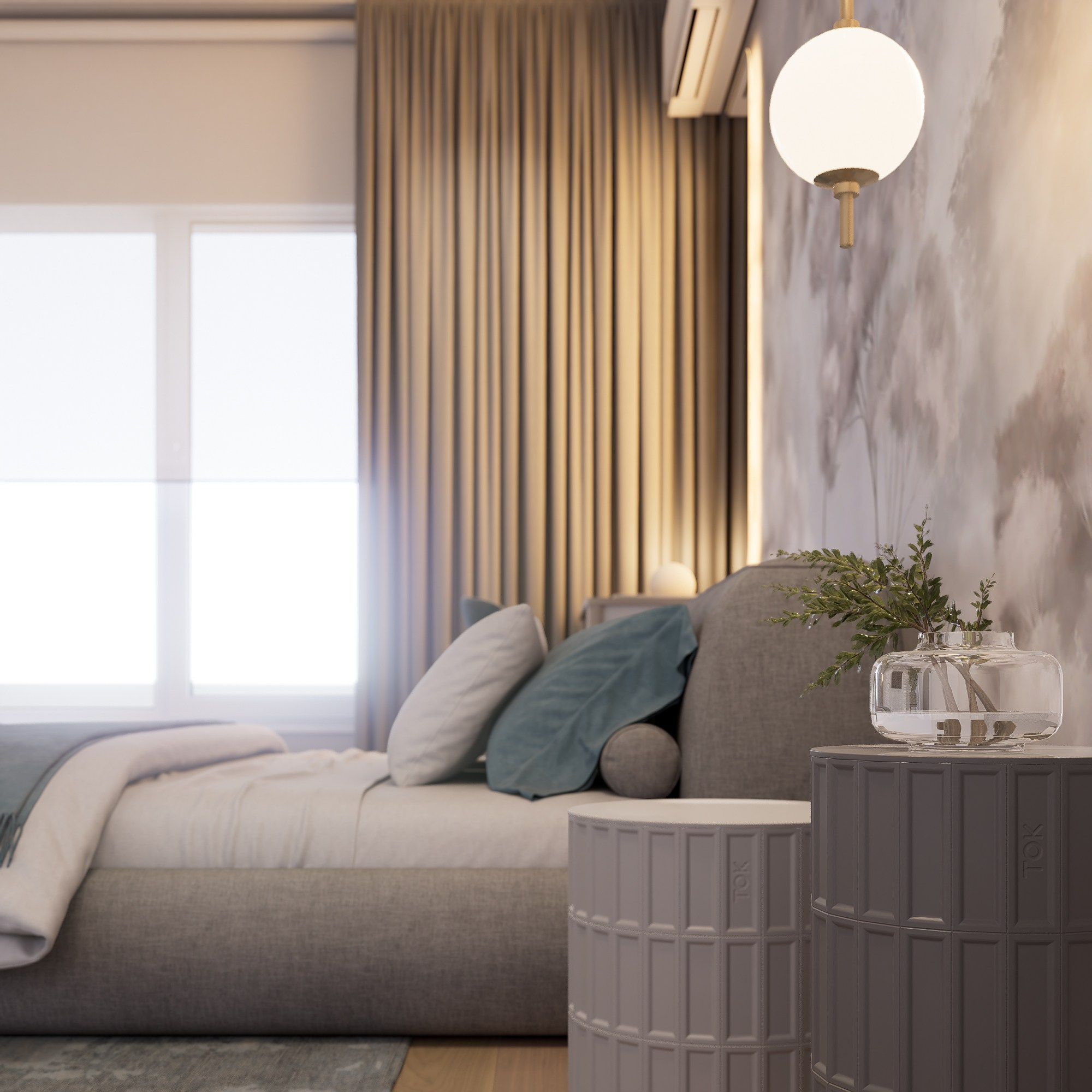 Фьерд 2-х комнатный. Архитектурно-дизайнерское бюро ROOMS