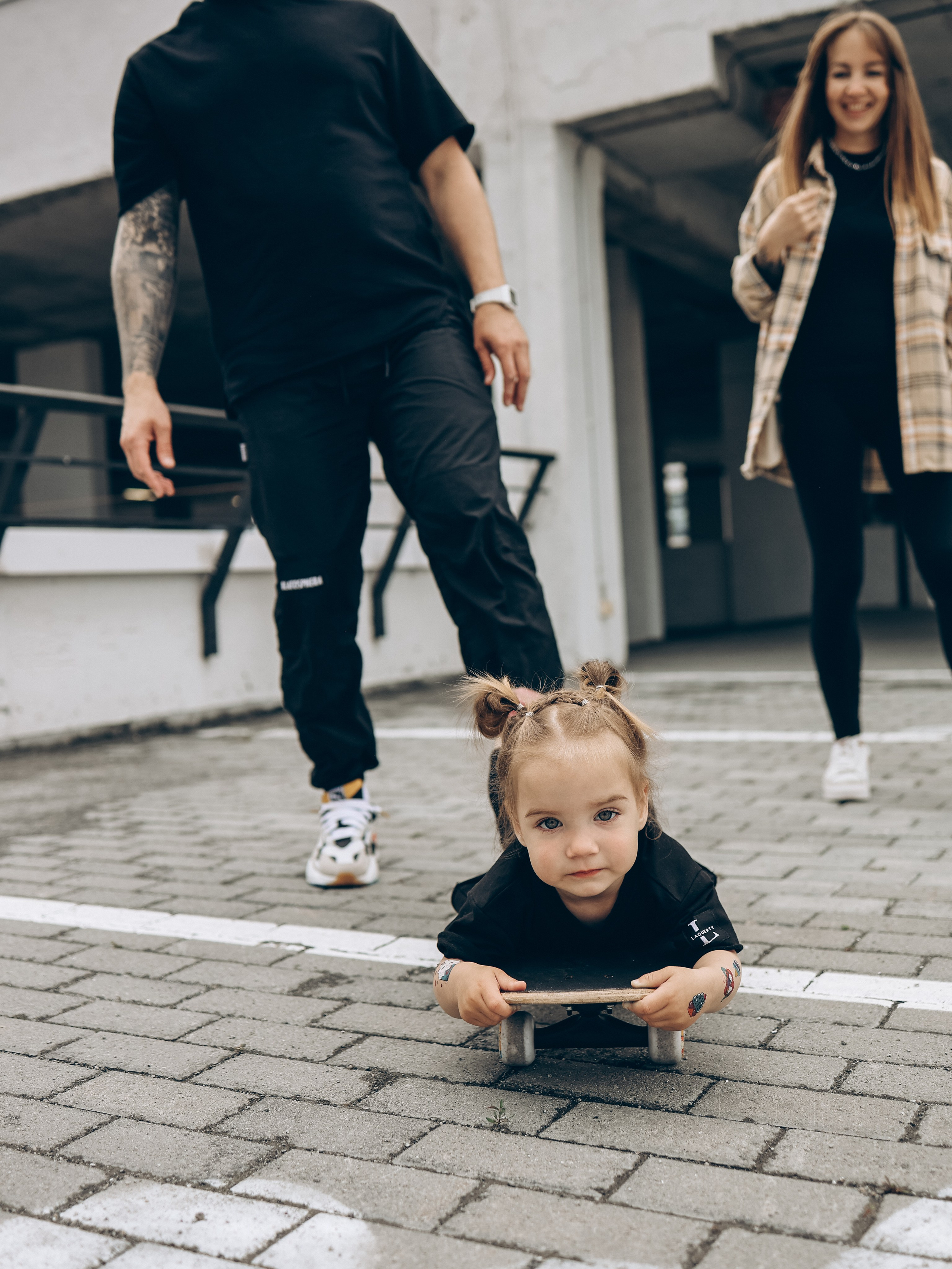 Семейная фотосессия на скейтборде. Семейный и детский фотограф в  г. Екатеринбурге Холодова Юлия