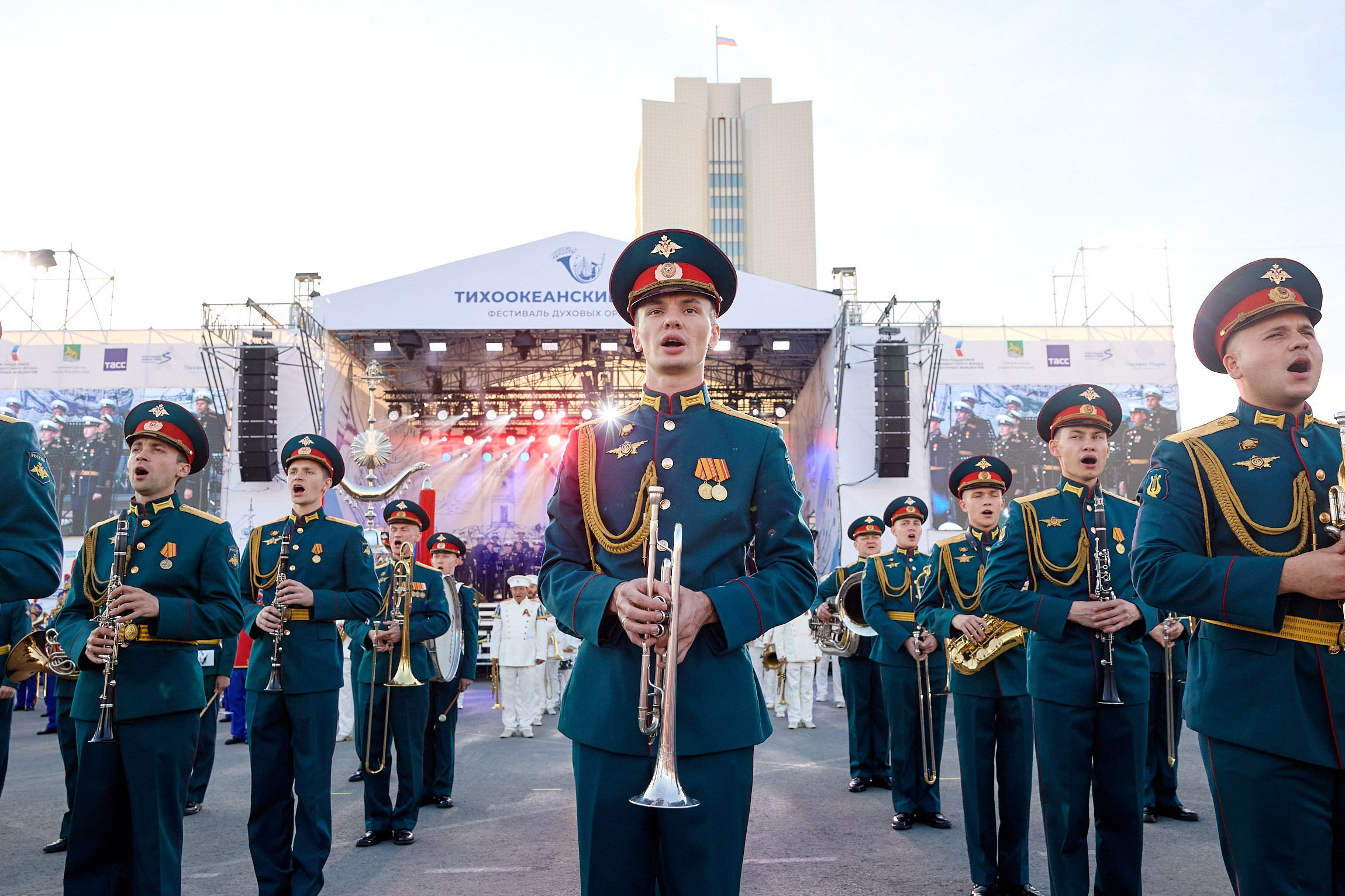 «Тихоокеанские марши» Плац-концерт