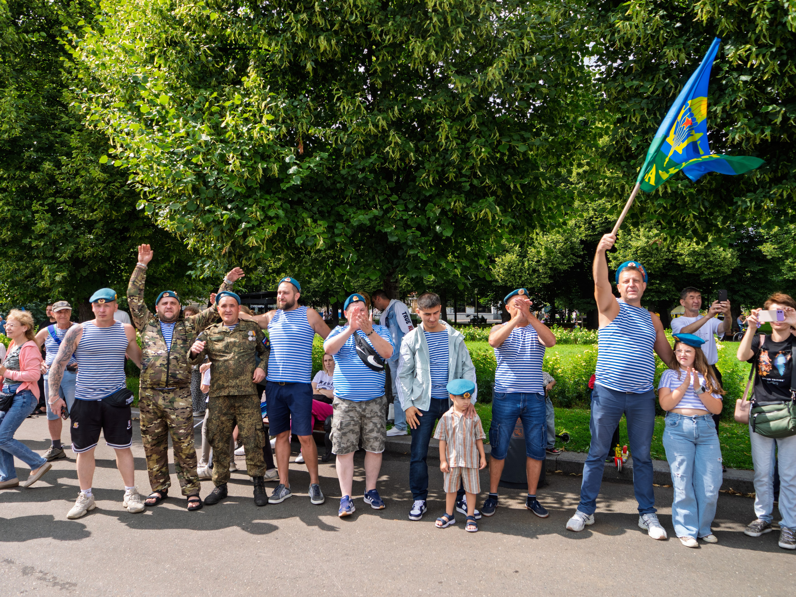 Празднование 95-летия ВДВ в парке горького 2 августа 2025 гола. Фотограф Никифоров-Гордеев Сергей. Москва и МО