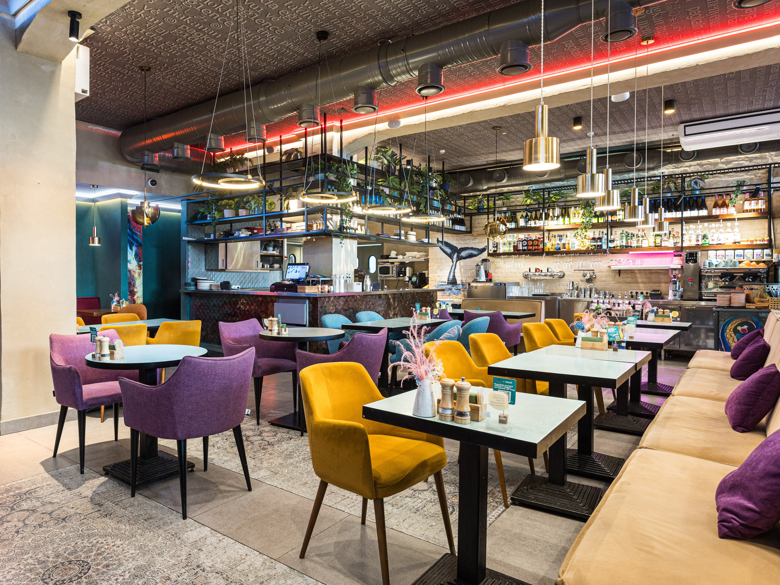 Ресторан NEMO. Интерьерный фотограф в Новосибирске