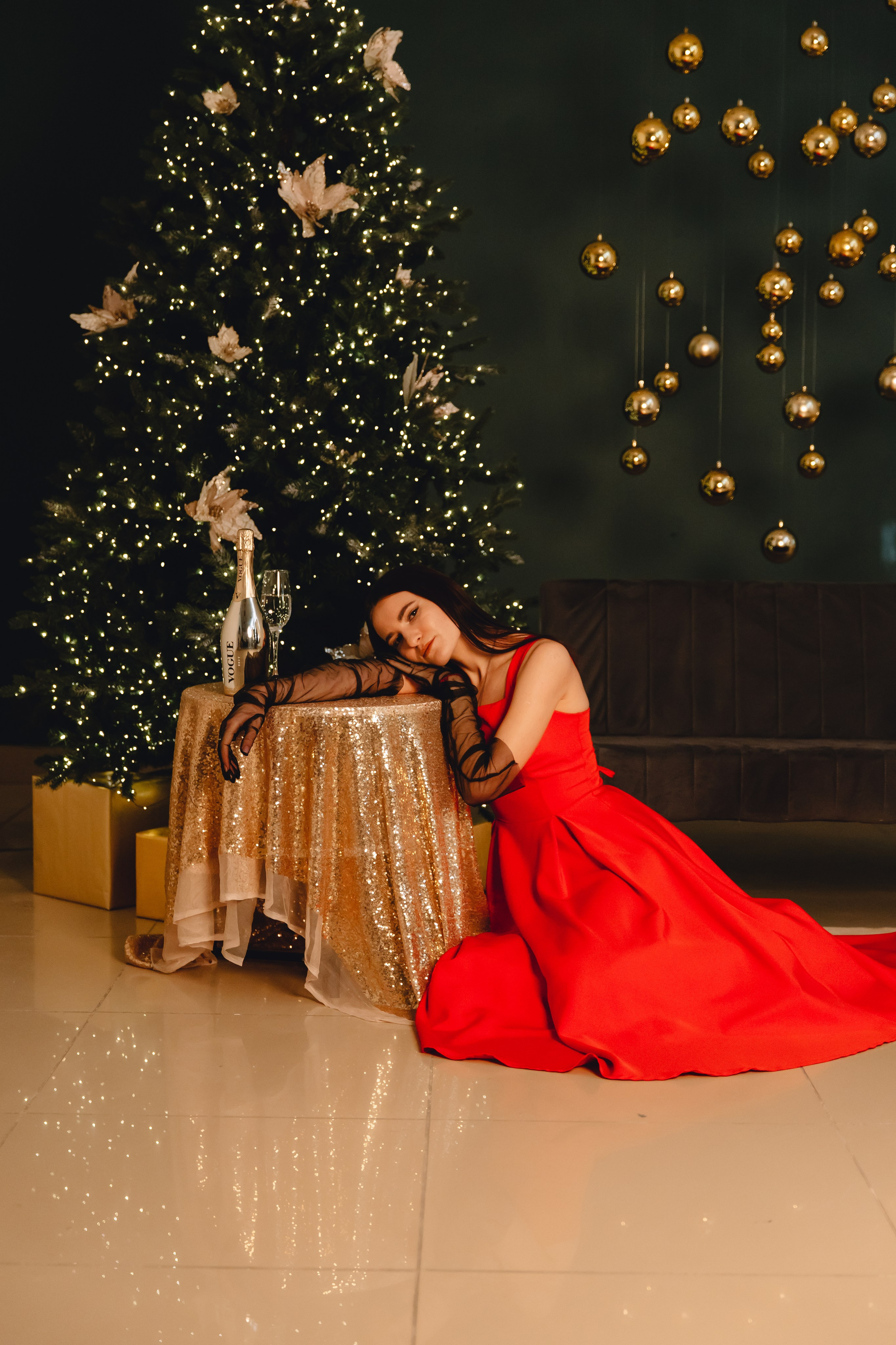 Лера. Индивидуальная новогодняя фотосессия. Фотограф во Владивостоке. Юрганова Анна