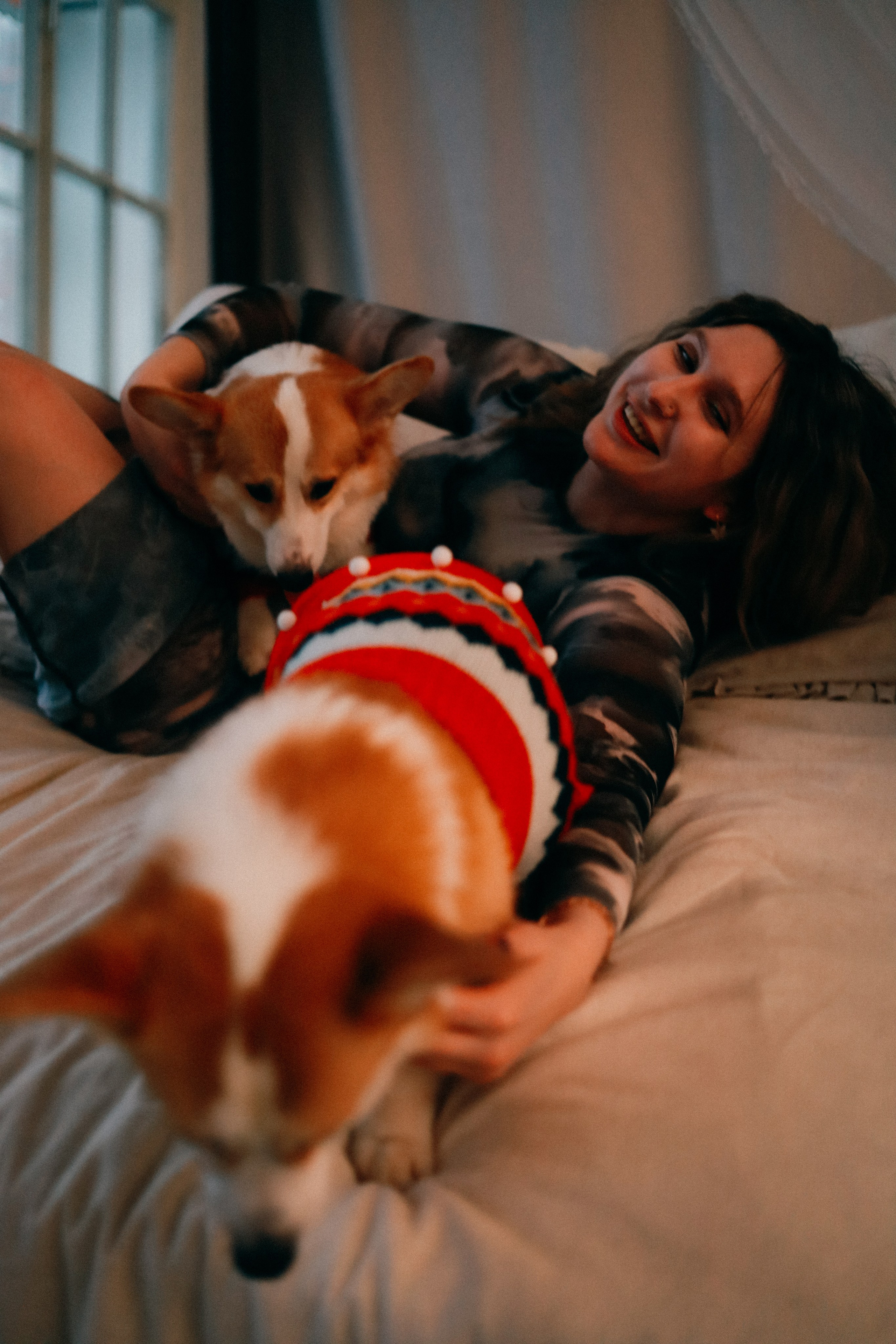 Оля, Антон и сыновья. Фотограф София Комкина