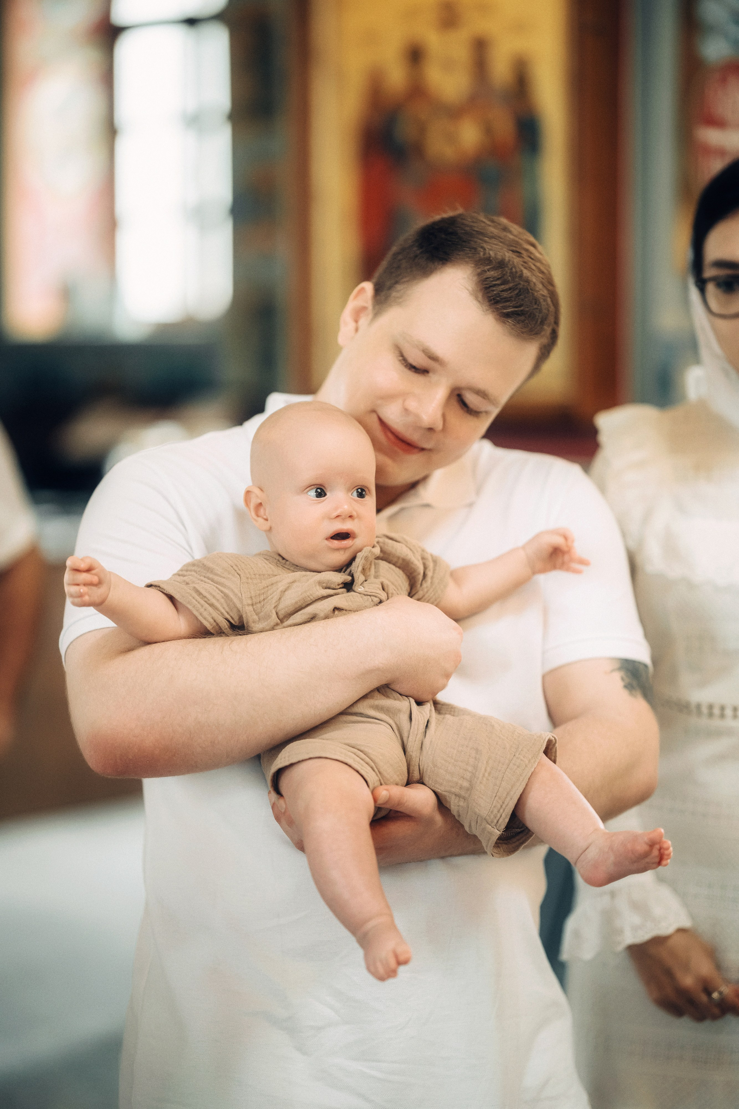 Крещение в храме Всецарица. Свадебный и репортажный фотограф в Воронеже Роман Янко