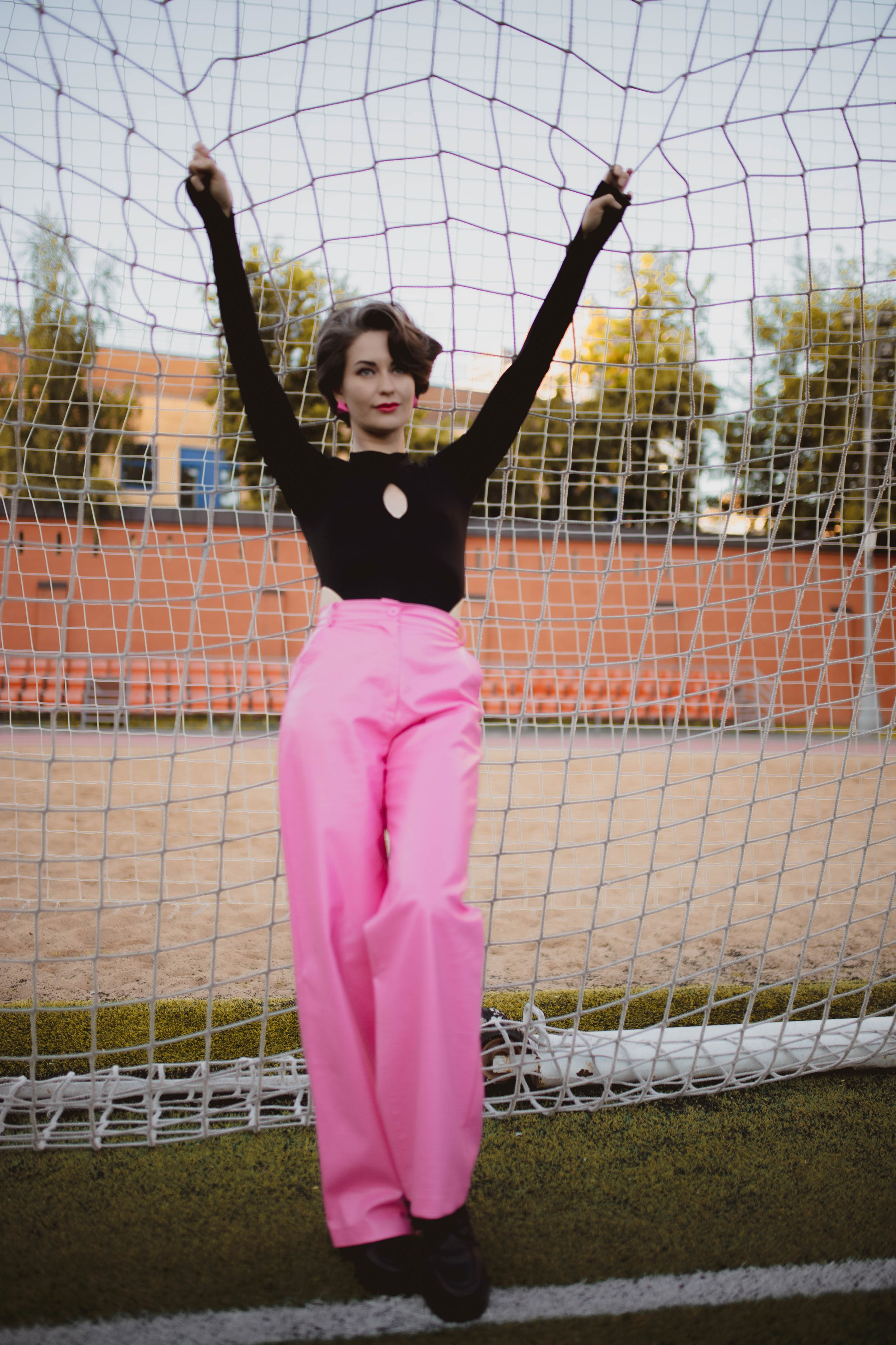 Рассвет на стадионе с Ольгой. Александра Мельниченко/ Бегающий фотограф