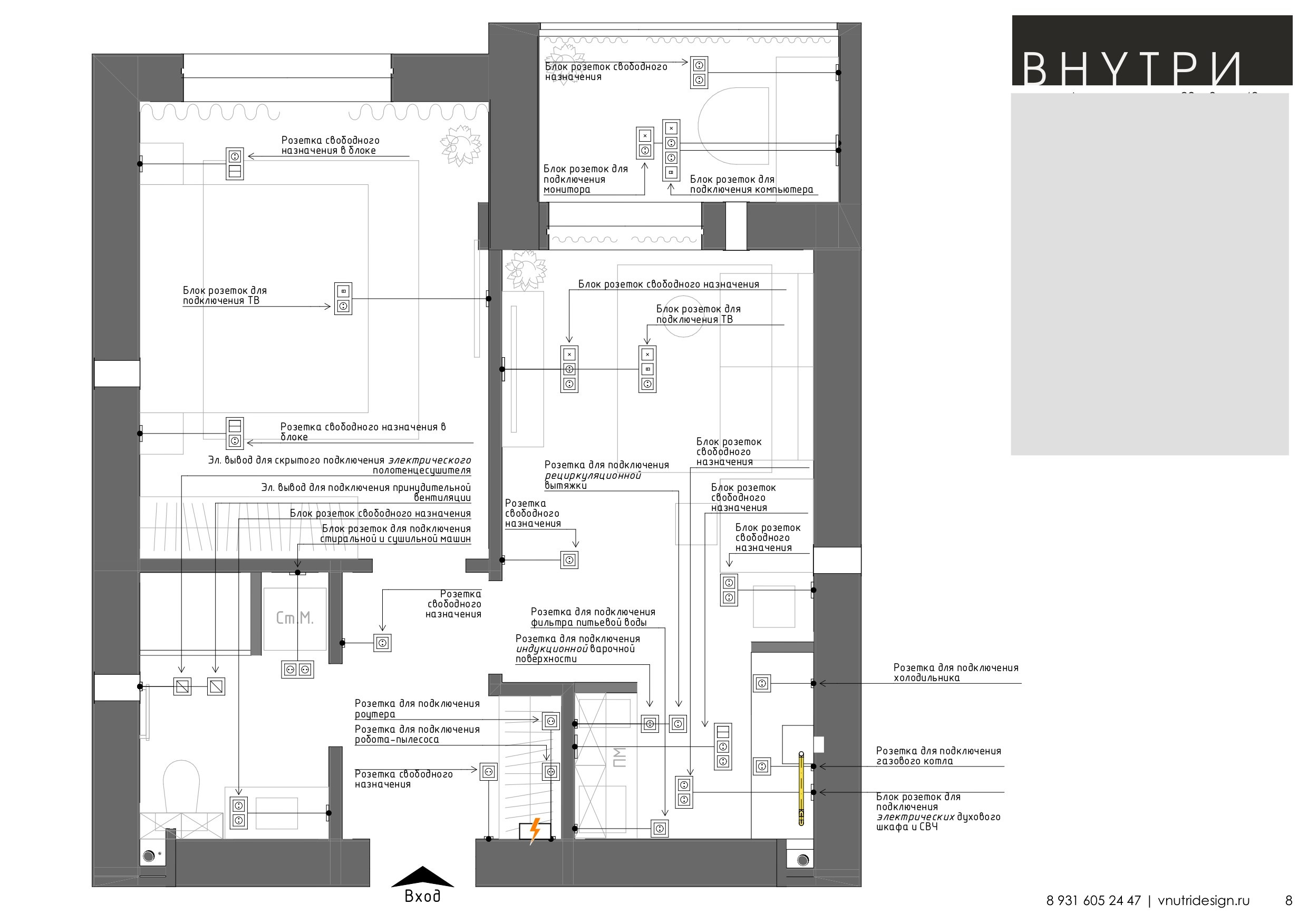Эскизный проект. ВНУТРИ | Дизайн Интерьера квартир и домов в Калининграде
