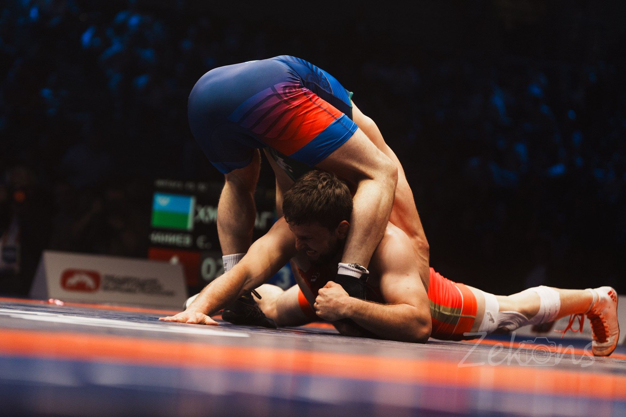 Чемпионат России по вольной борьбе 2025 (Москва). Zekons. Фото, видео, нейросети