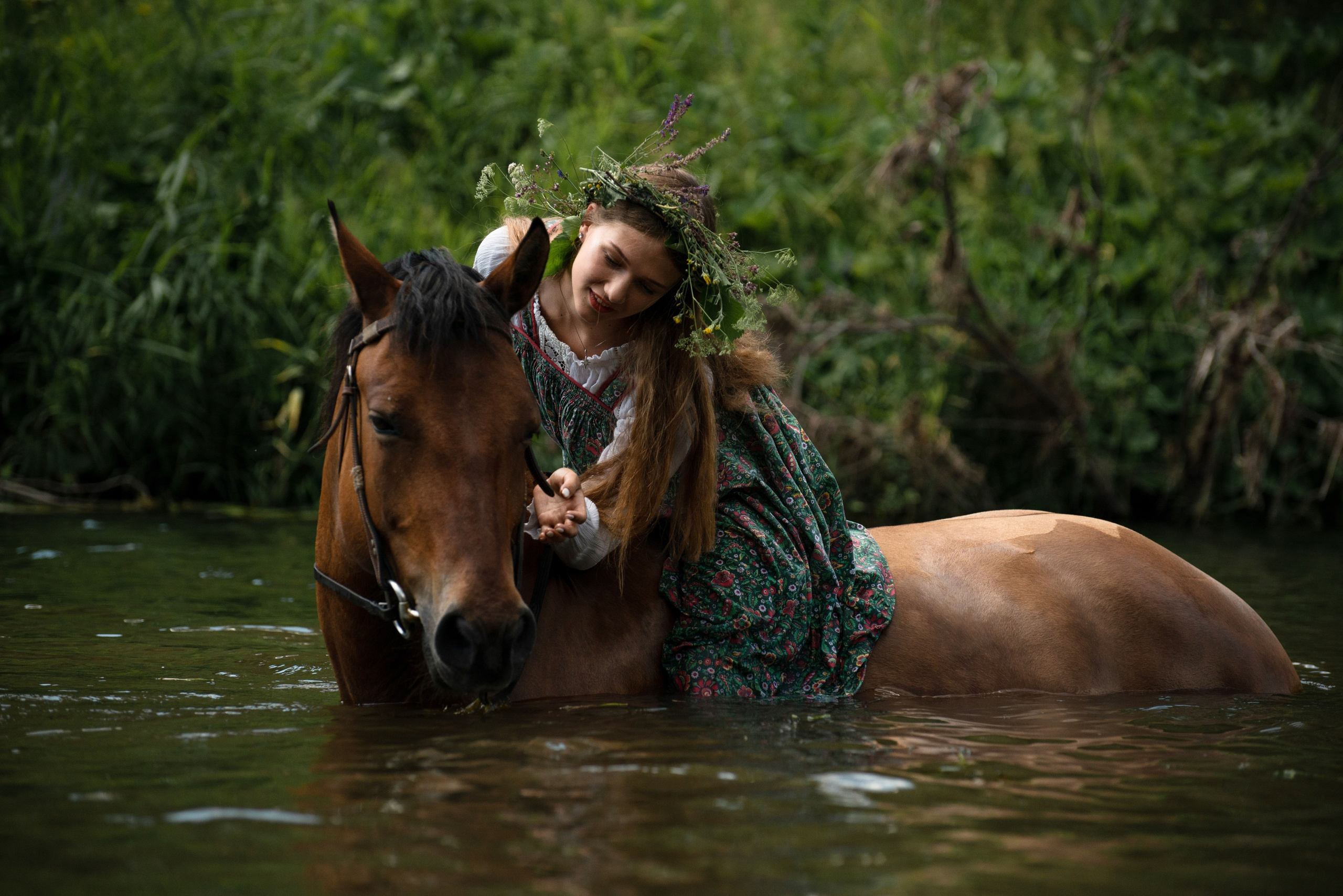 Купала в Родославном. Конный фотограф в Саратове Юлия Иванова