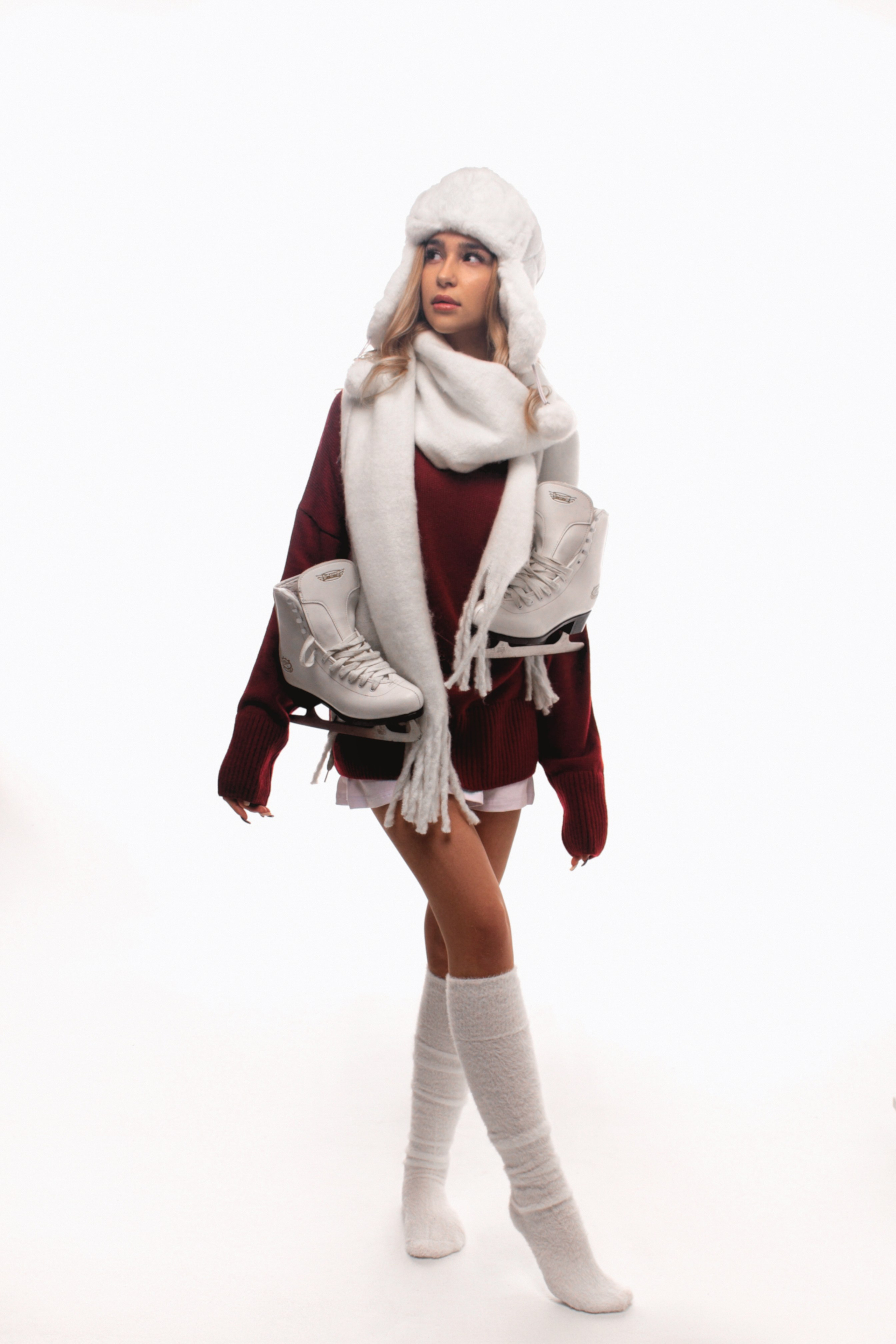 Творческая фотосессия в студии: зимний контент с уникальным стилем. Фотограф в городе Самара. Алёна Пинчук