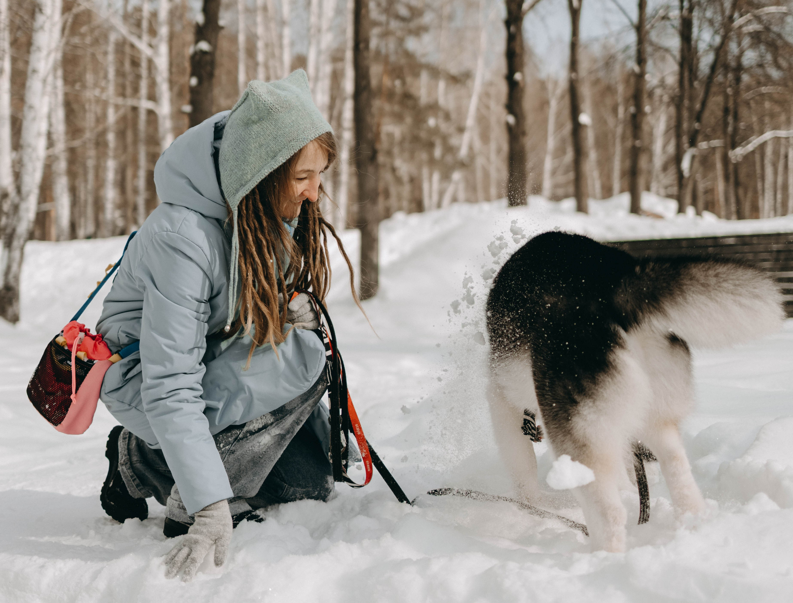 Анна и Вегас. Фотограф-анималист в Екатеринбурге | Кристина