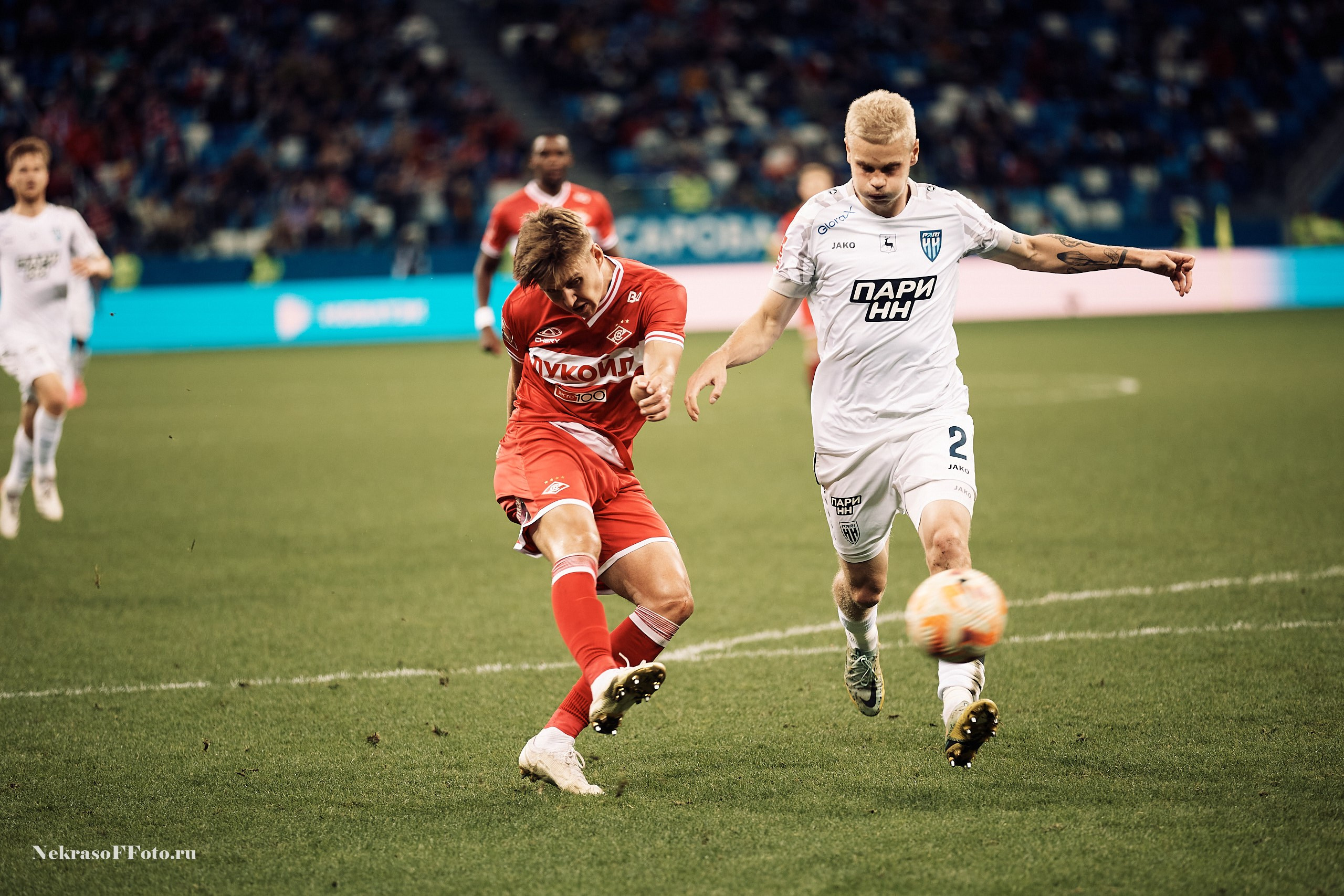 РПЛ ФК Пари НН- ФК Спартак. Спортивный фотограф Некрасов Денис