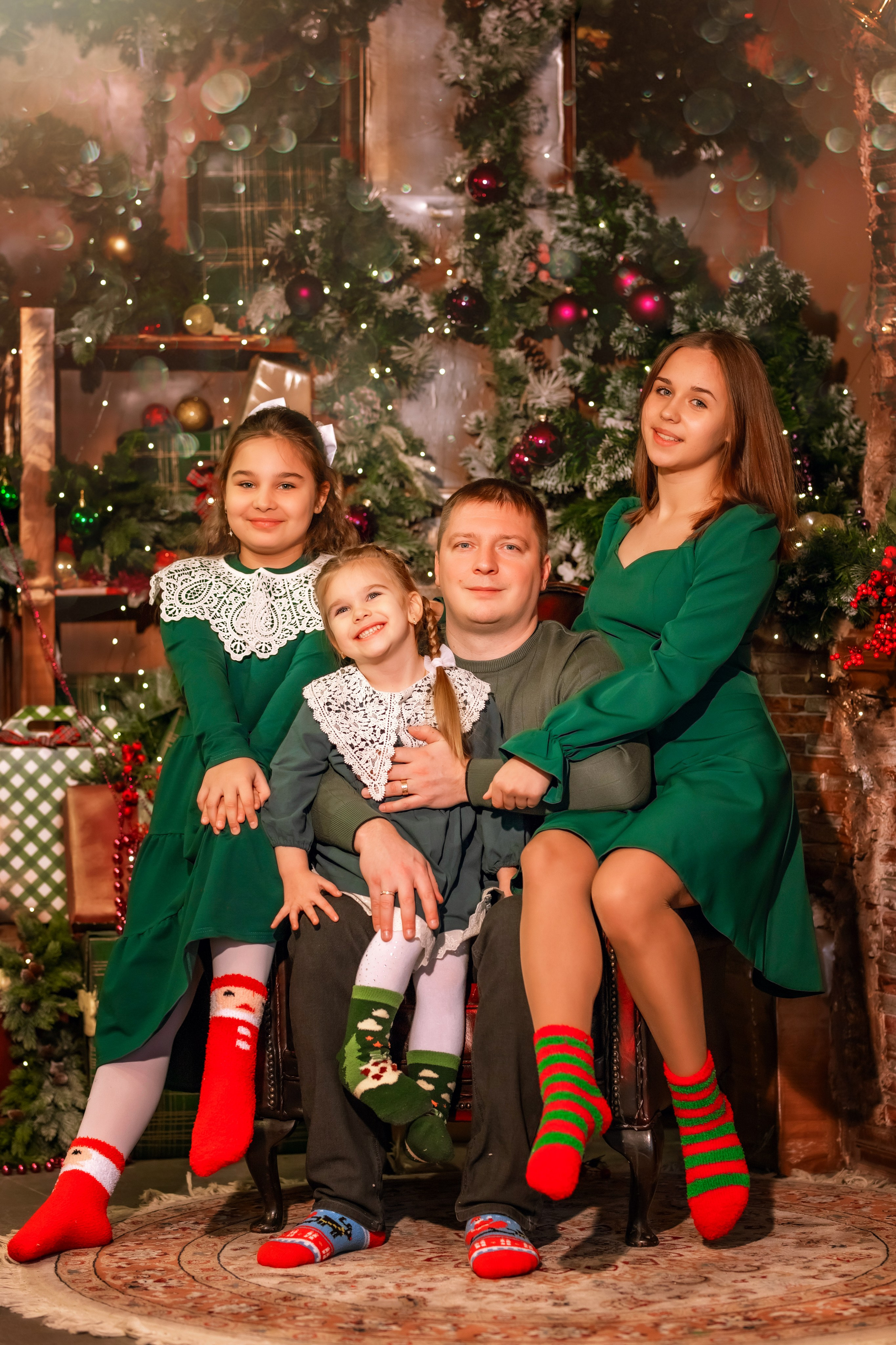 НОВЫЙ ГОД и Рождество в СТУДИЯХ. Фотограф Алина Лебедь