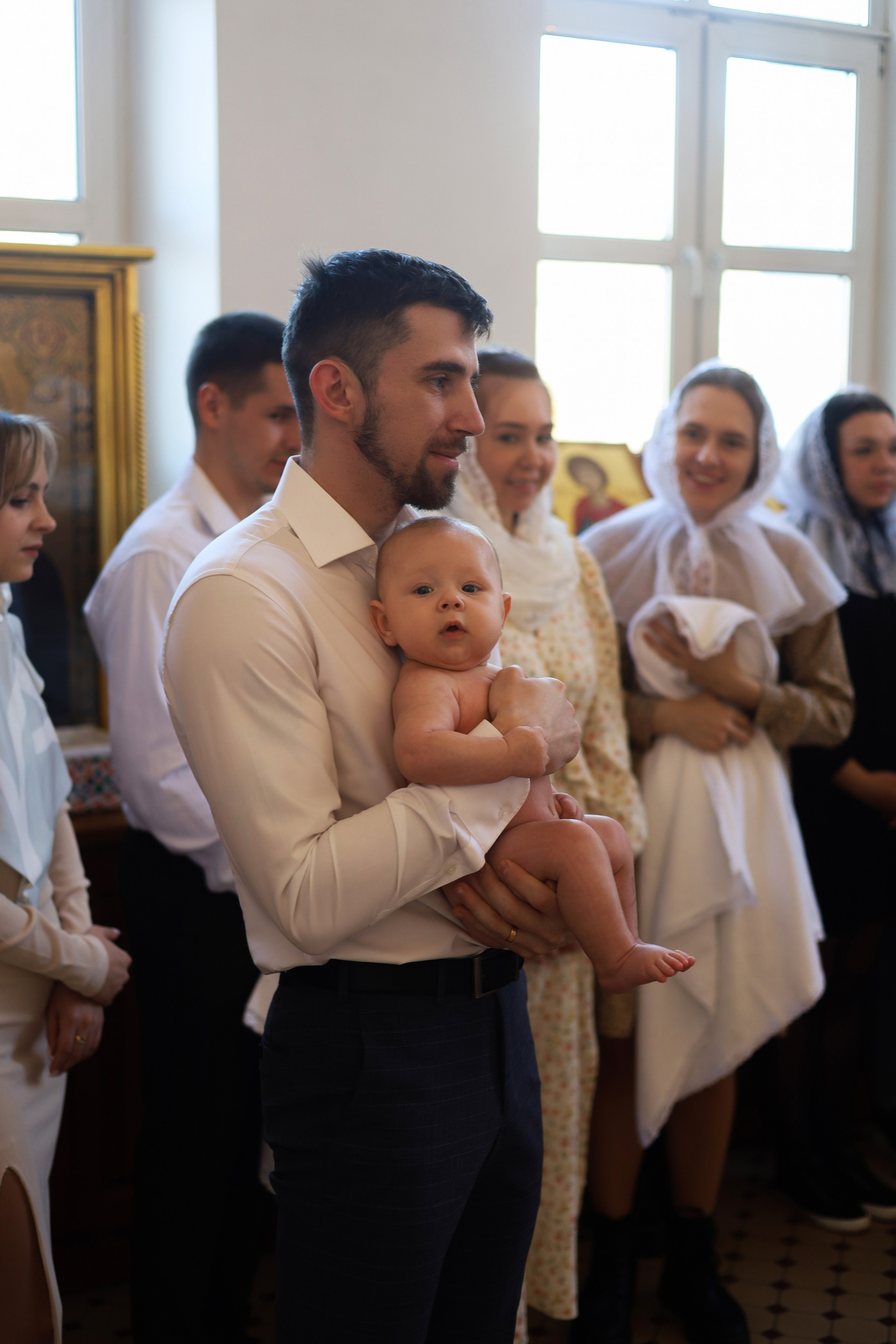 Таинство крещения. Фотограф новорожденных Саратов
