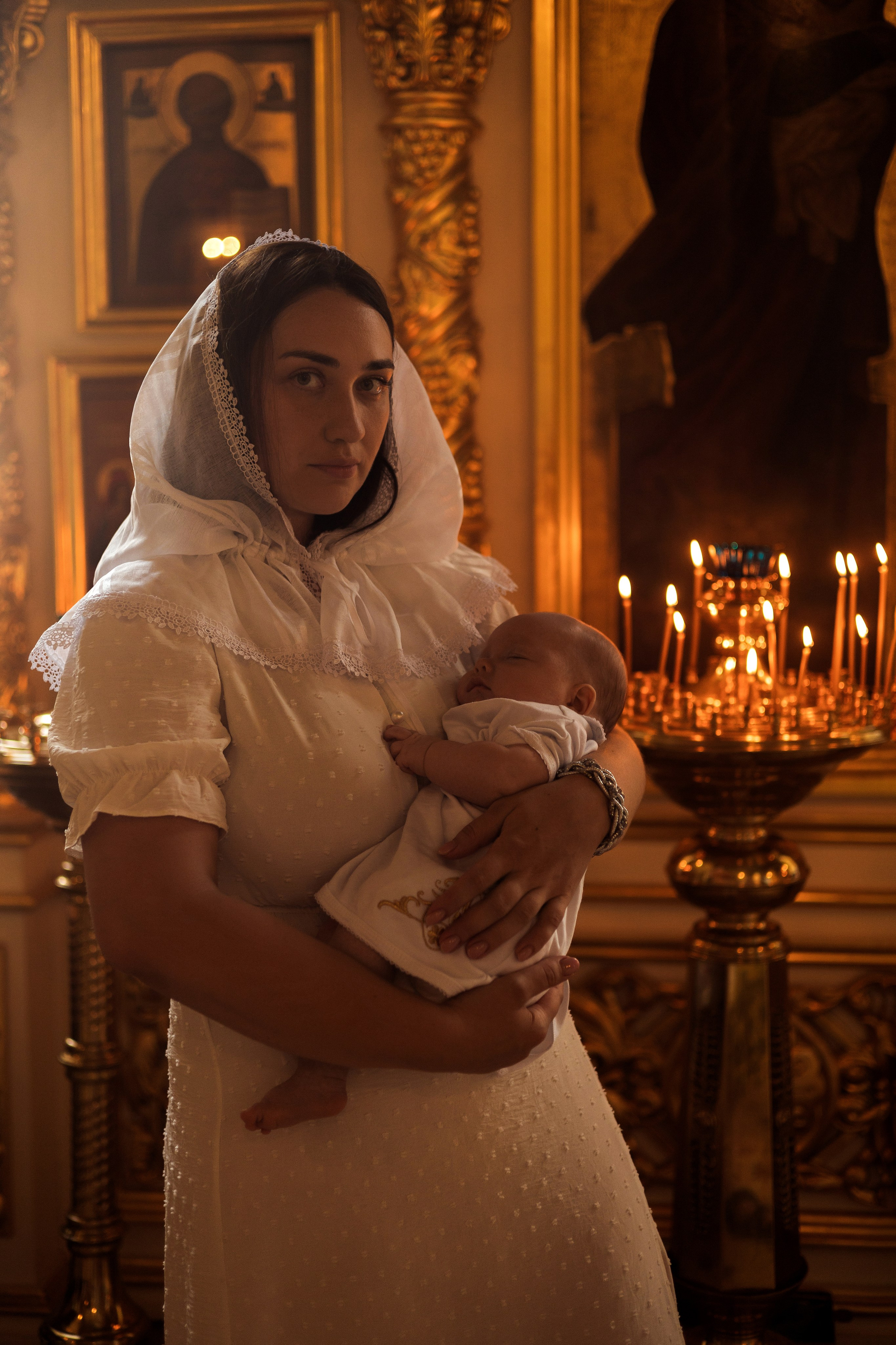 Таинство крещения. Фотограф новорожденных Саратов