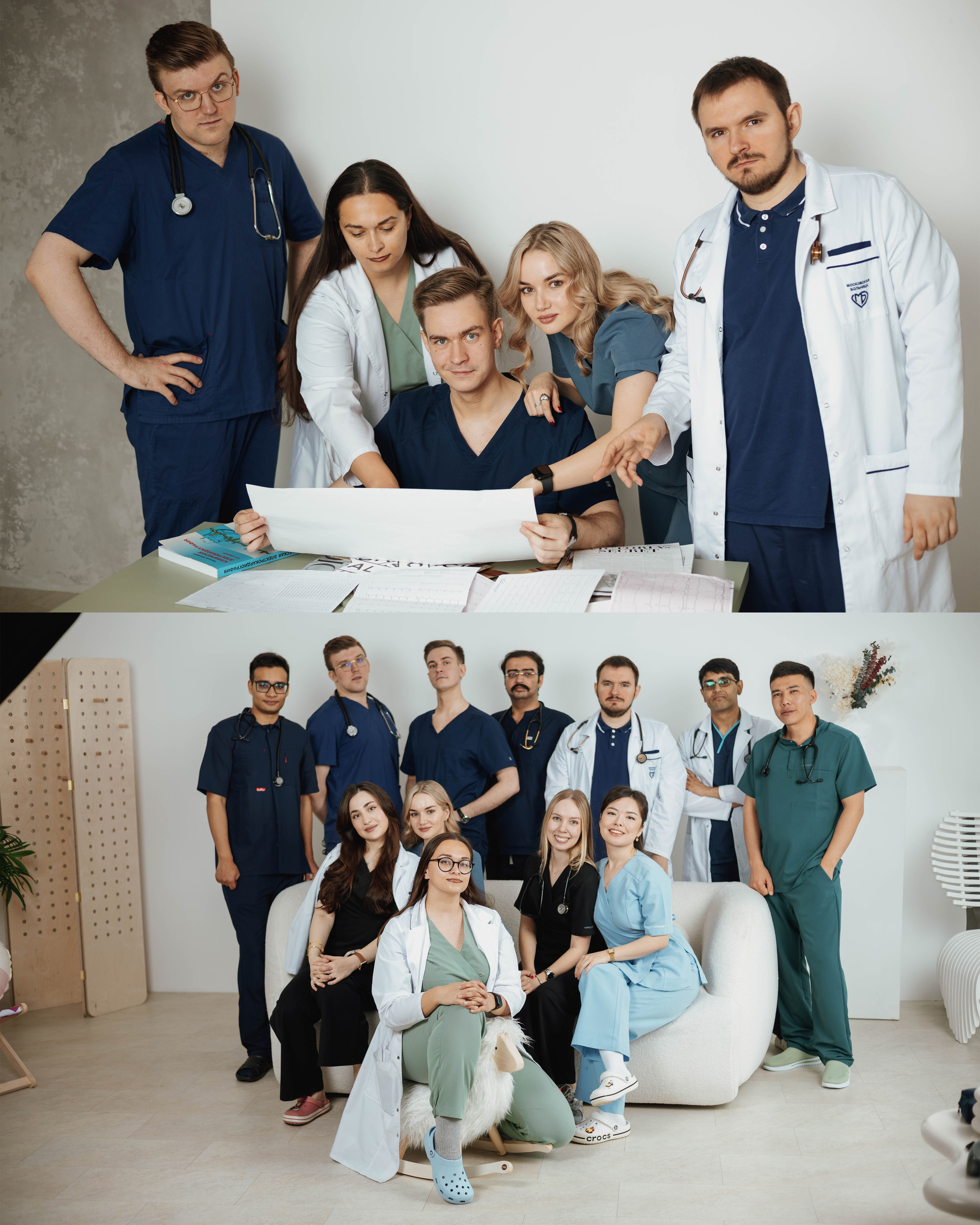 РНИМУ, врачи-ординаторы по специальности терапия, кардиология и функциональная диагностика. Индивидуальный фотограф в Москве