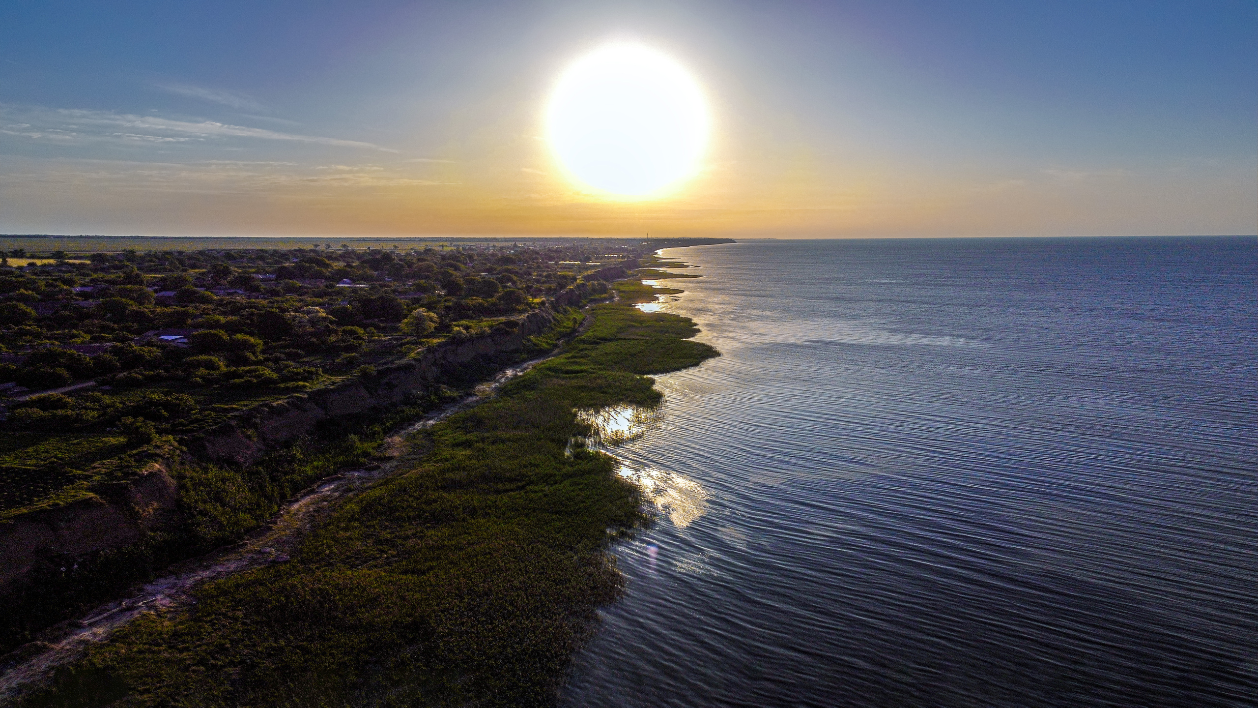 Золотая коса. Рассвет с дрона. Сайт пейзажного фотографа Павла Крайникова