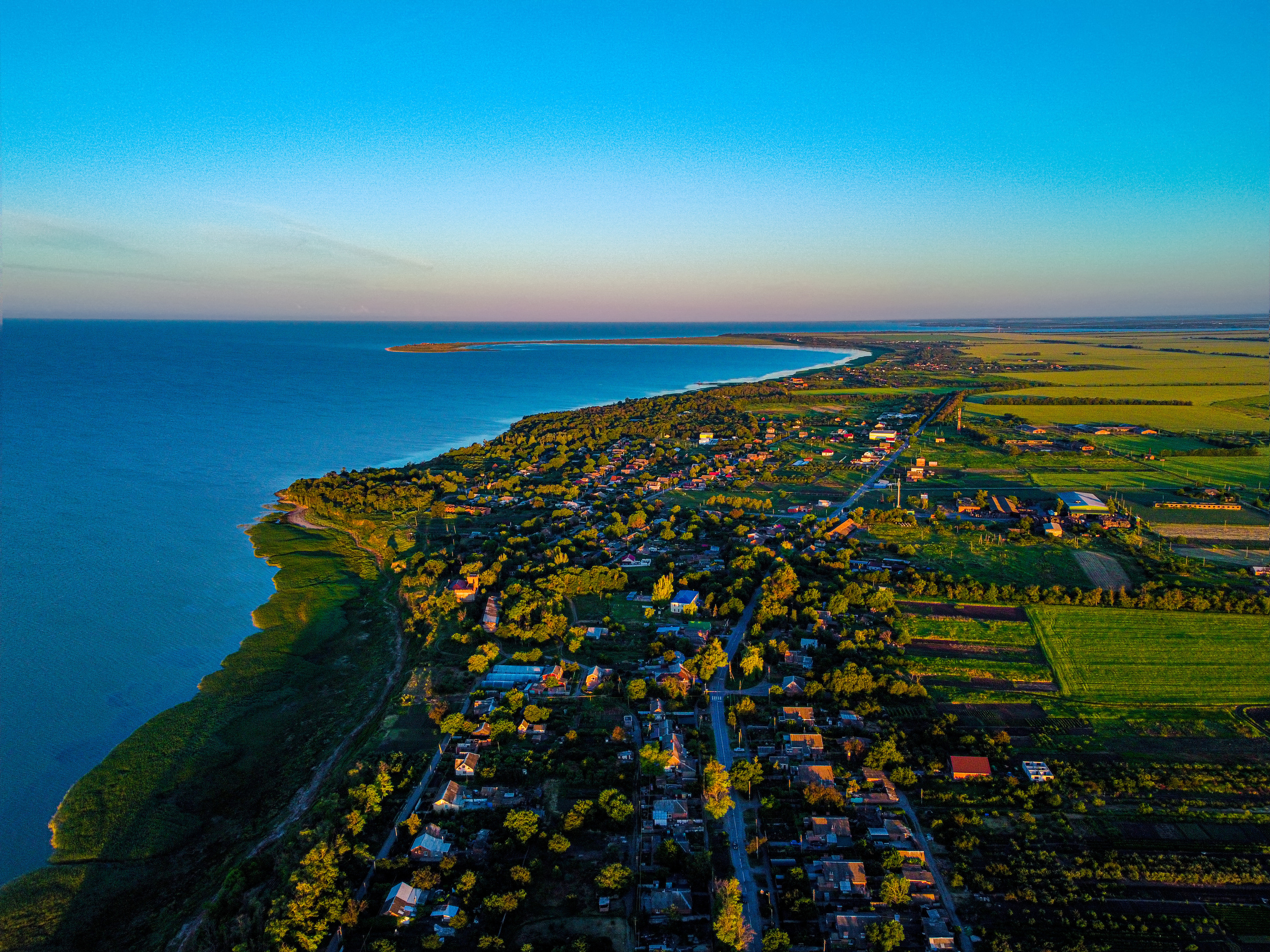 Золотая коса. Рассвет с дрона. Сайт пейзажного фотографа Павла Крайникова
