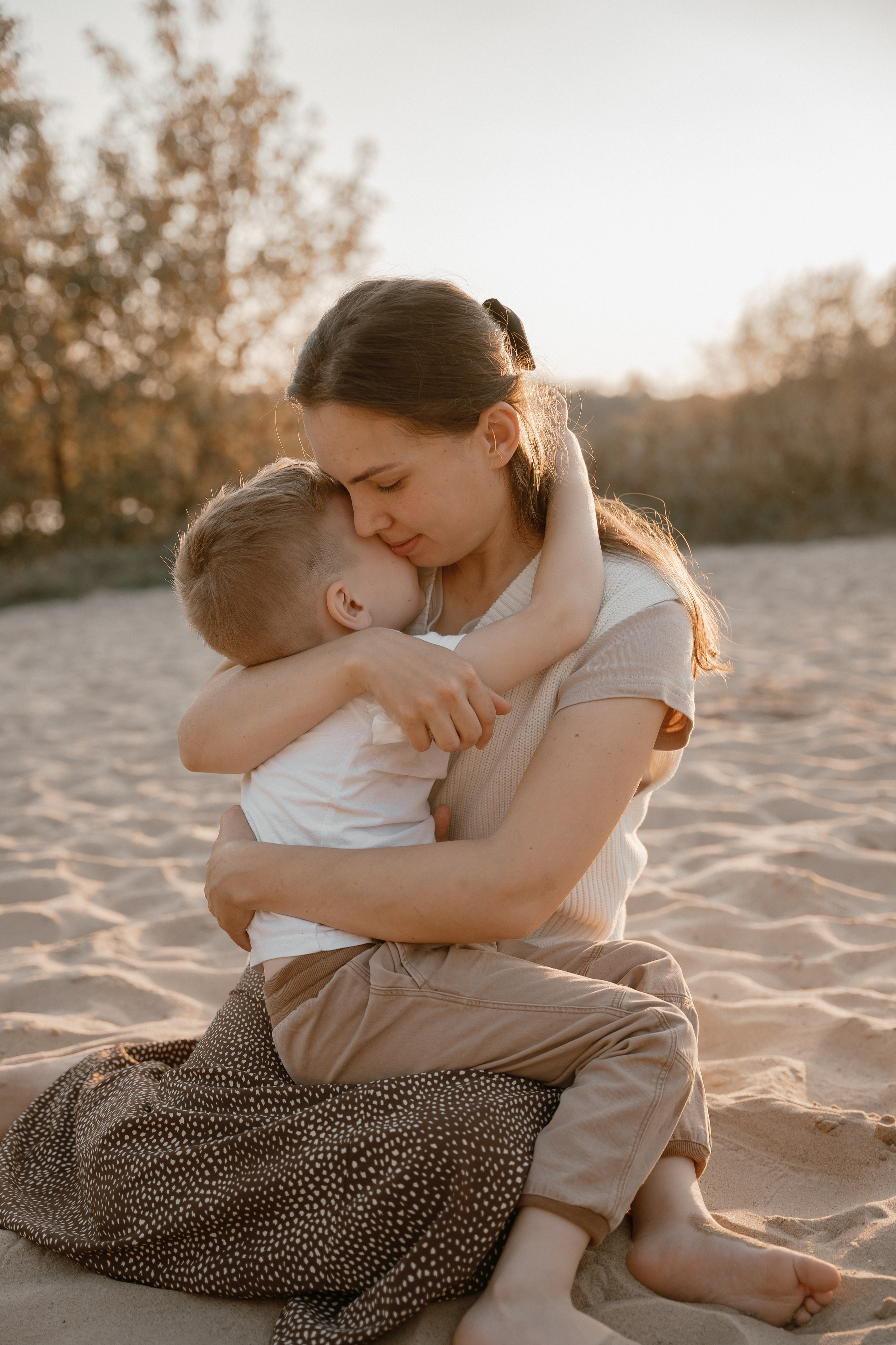 Осенние краски в закате солнца