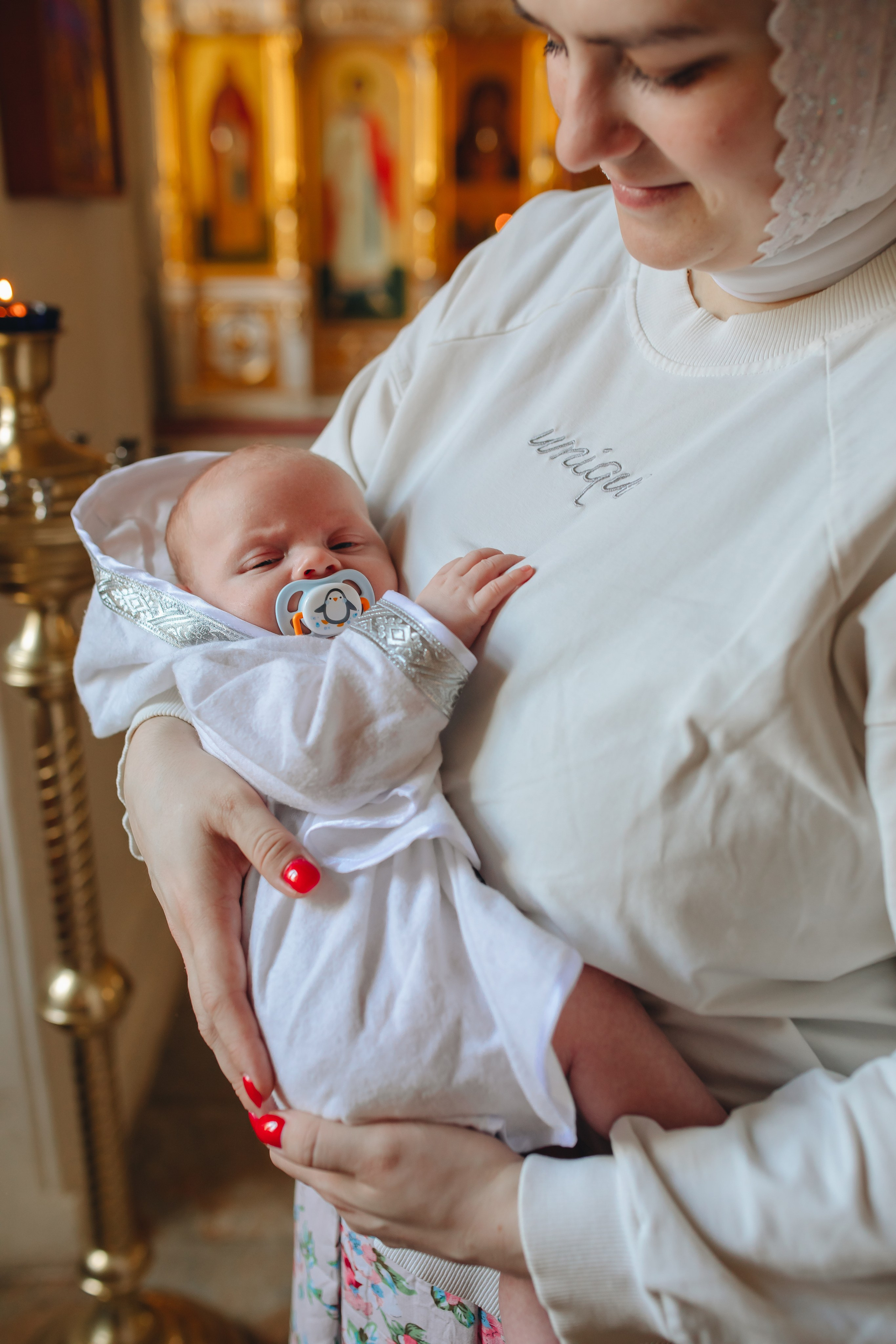 Крещение в светлом Храме. Семейный и детский фотограф в Москве Дорогова Екатерина