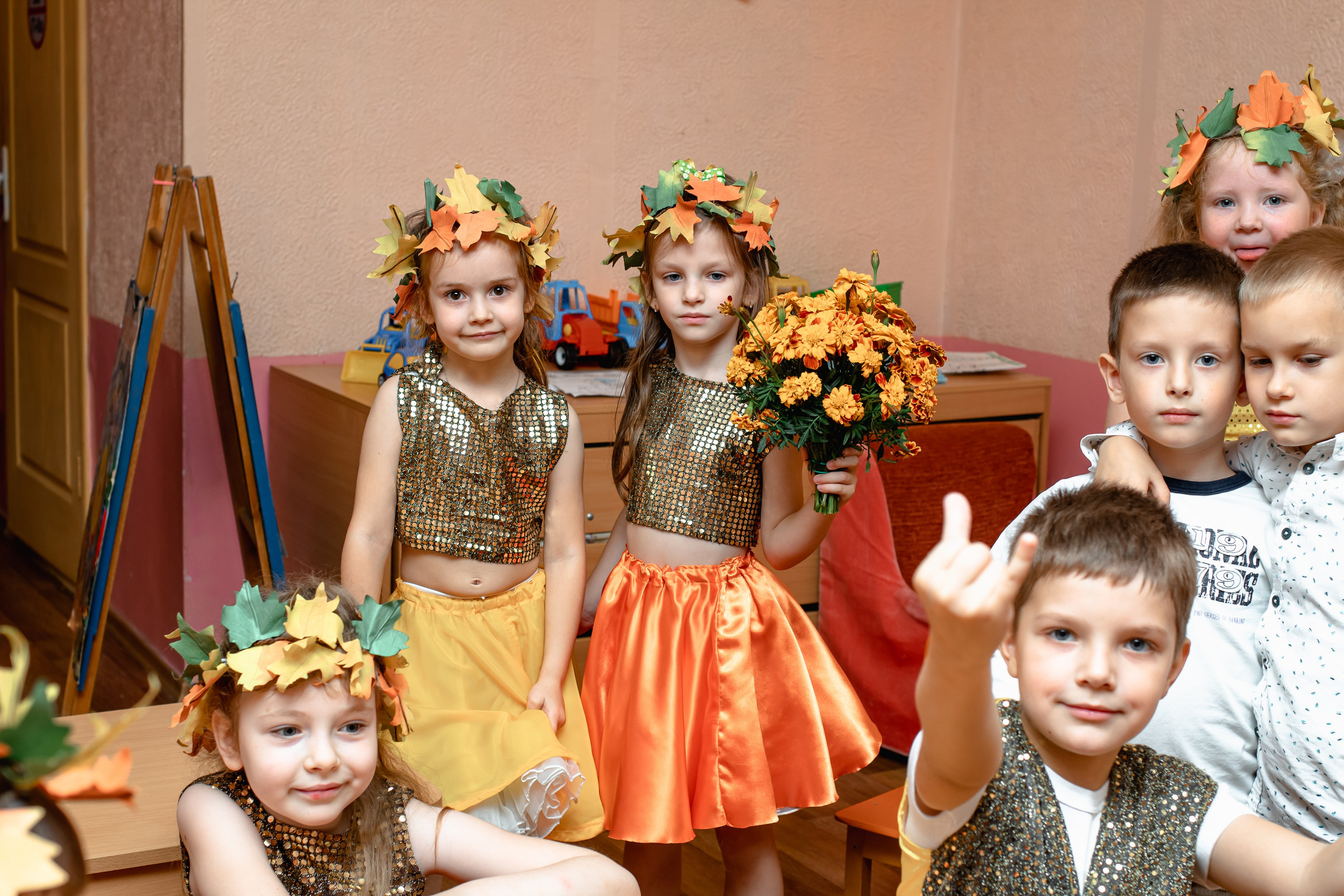 Осенний праздник в детском саду. Маргарита. Семейный фотограф в Минске Приболовец Светлана