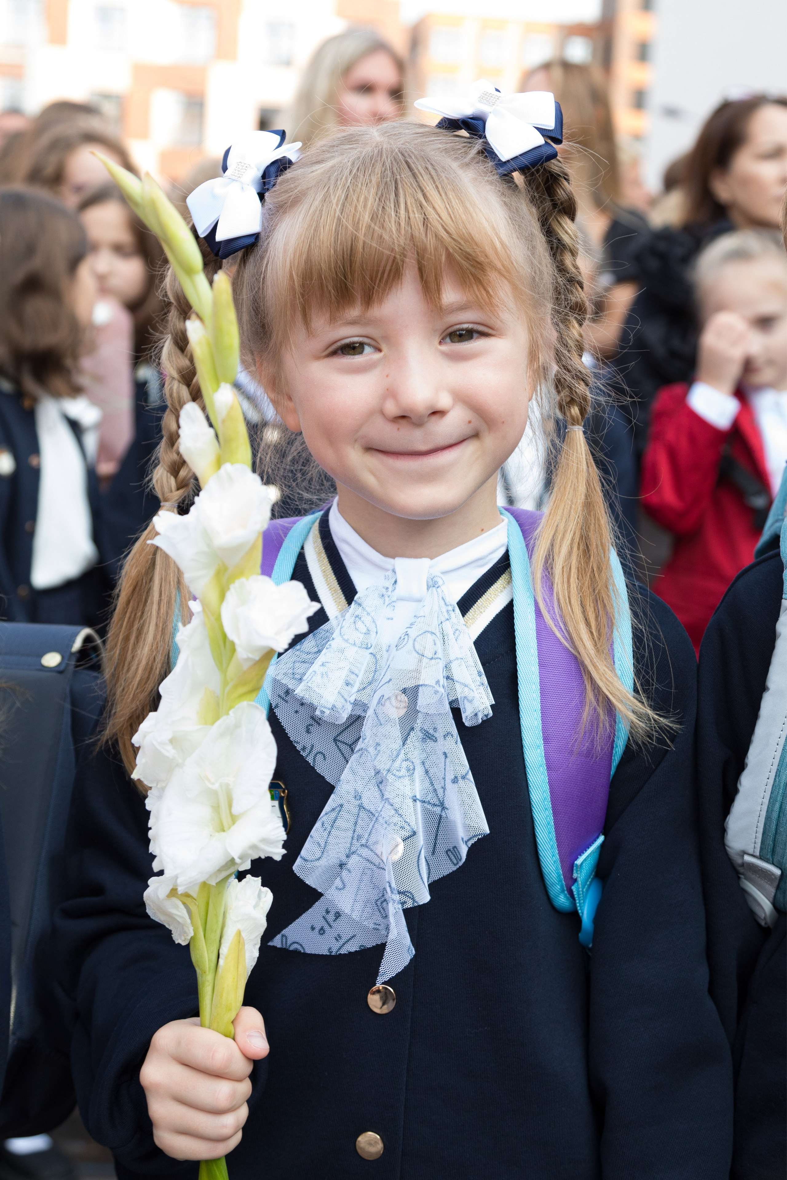 Линейка первоклассников. Детский и контент фотограф Надя Волкова Санкт-Петербург