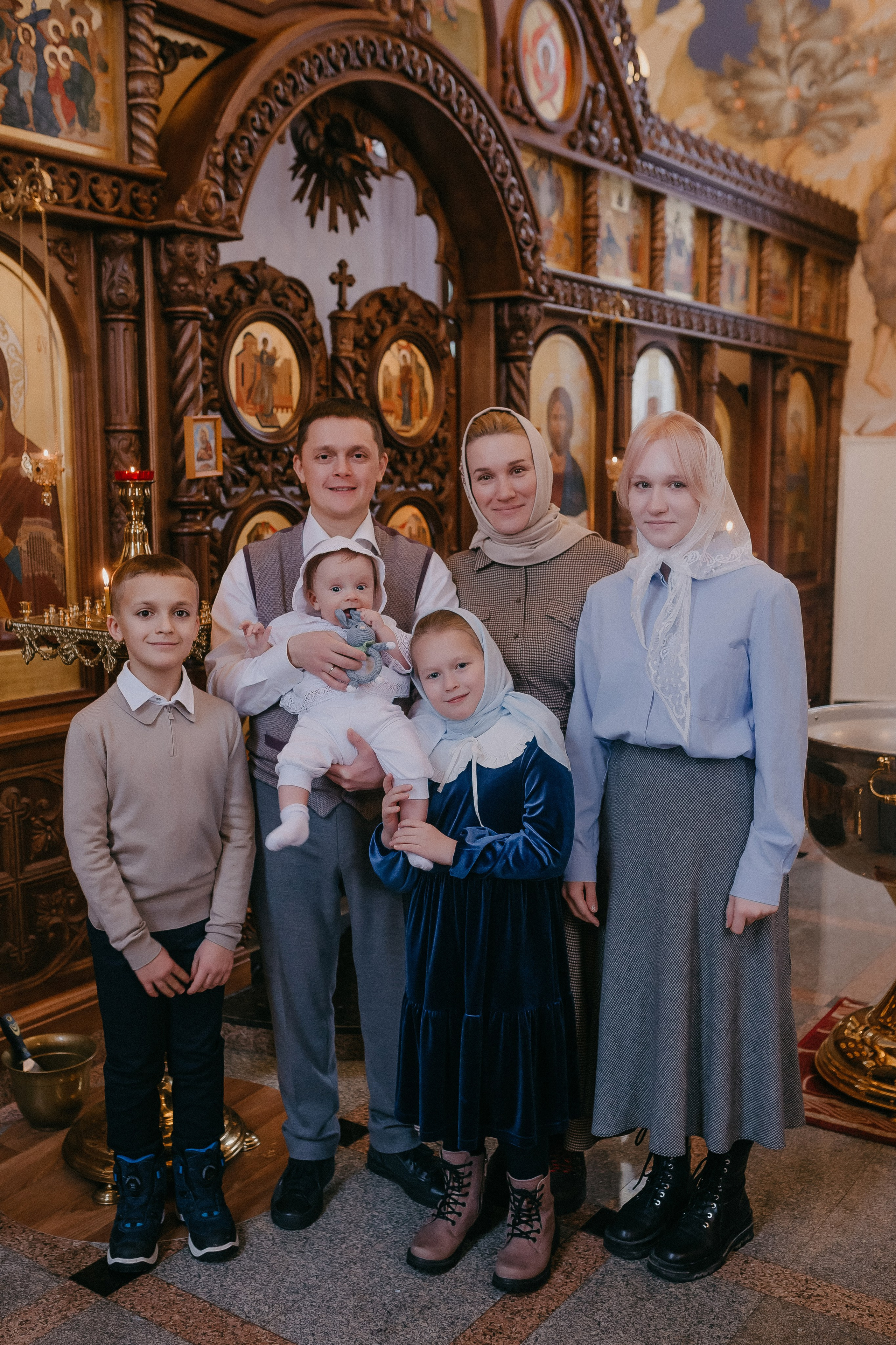 Крещение Владимира. Храм Георгия Победоносца. Семейный фотограф в Сургуте