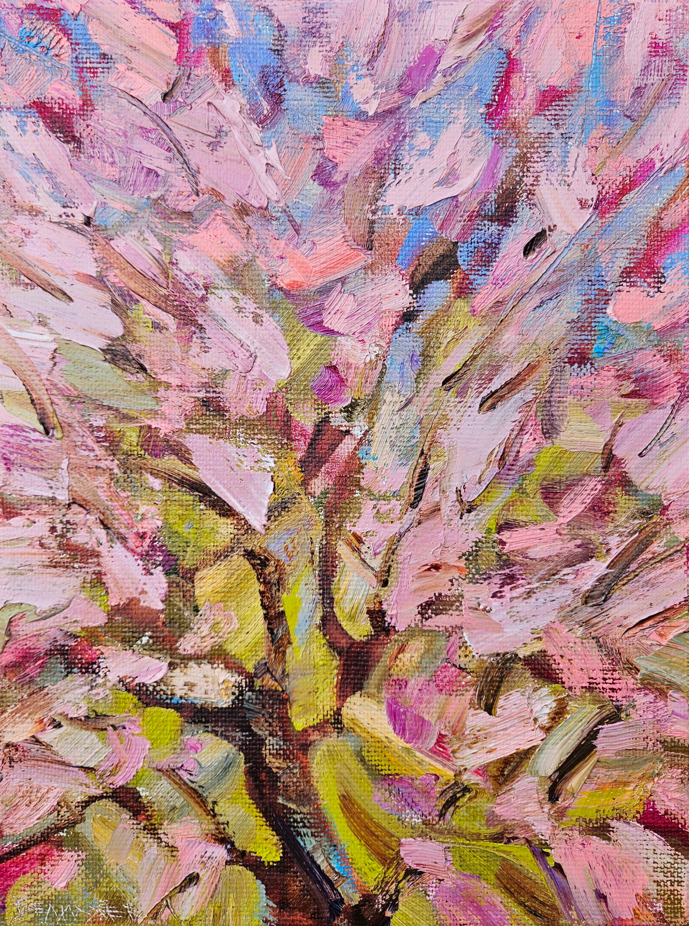 "Весна". 2026. Холст, масло. 40х30. Цена: 5000₽