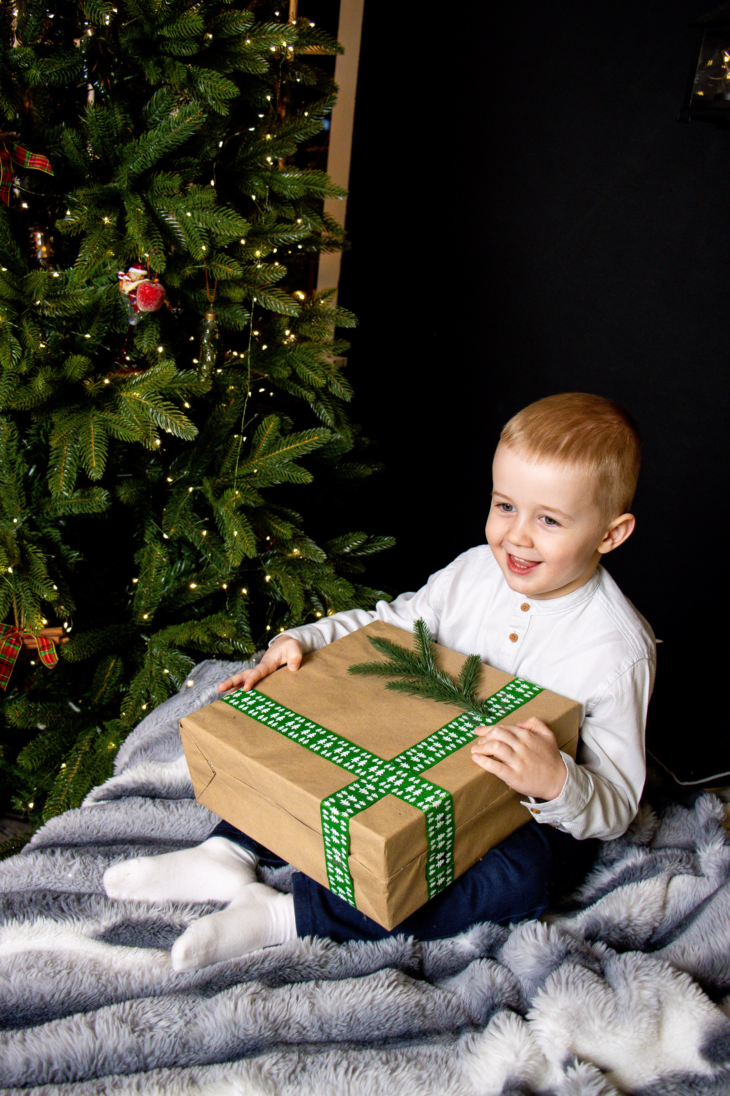 Новогодняя съёмка мама+сын. Фотограф Татьяна Матрос