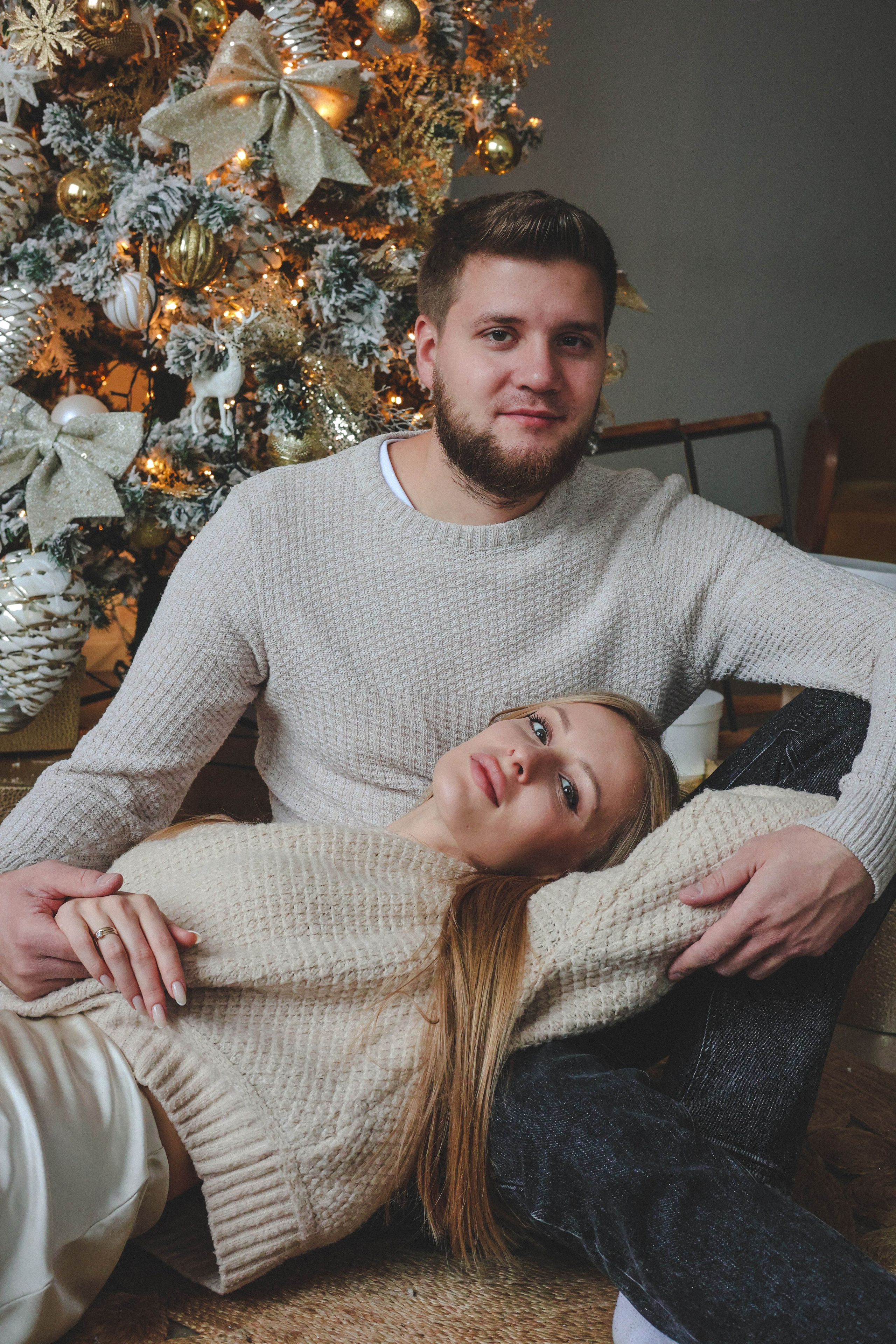 Новогодняя история «Кира и ее семья». Фотограф в Москве Анастасия Калинина