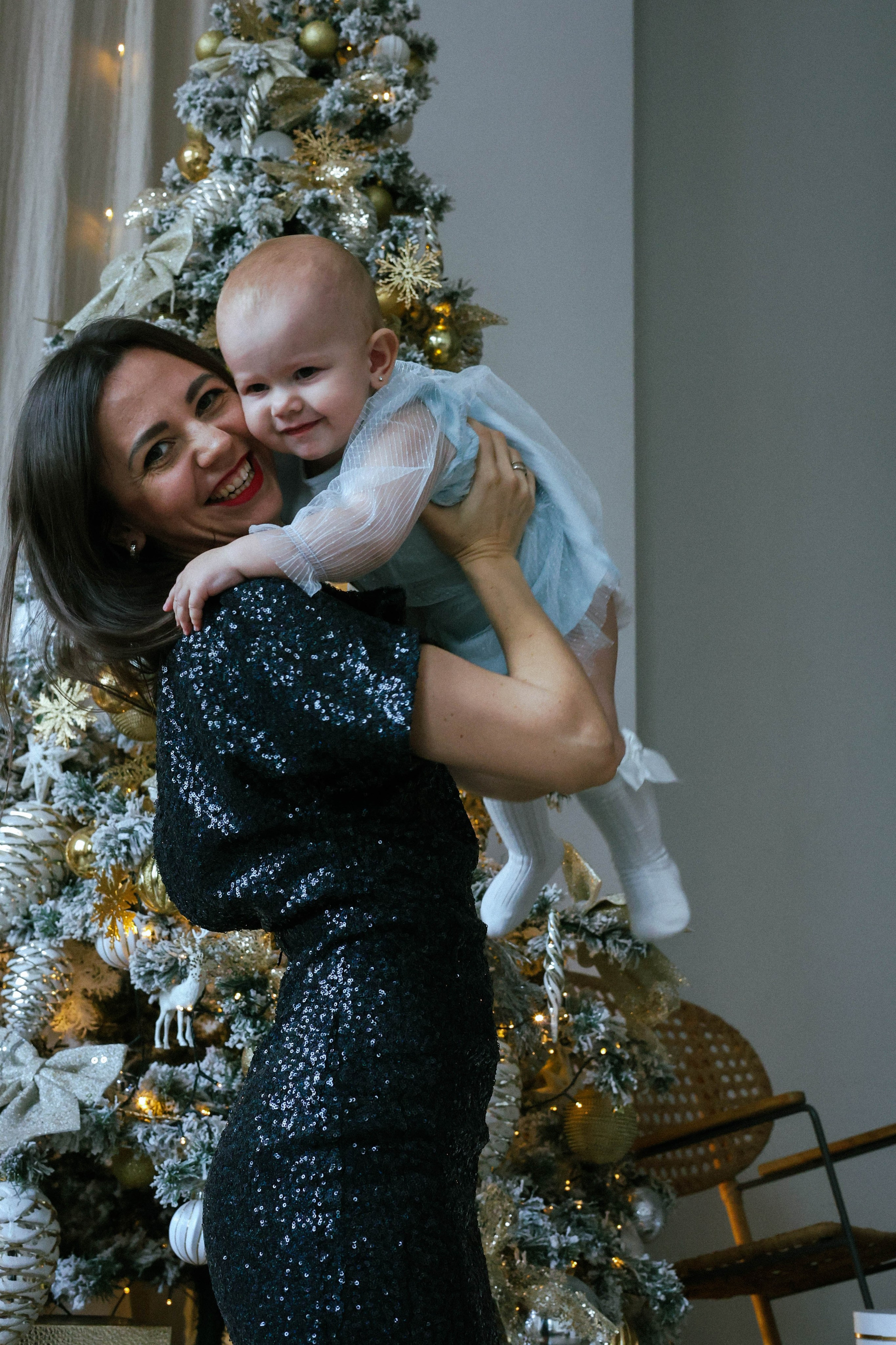 Новогодняя история «Ирина и ее семья». Фотограф в Москве Анастасия Калинина