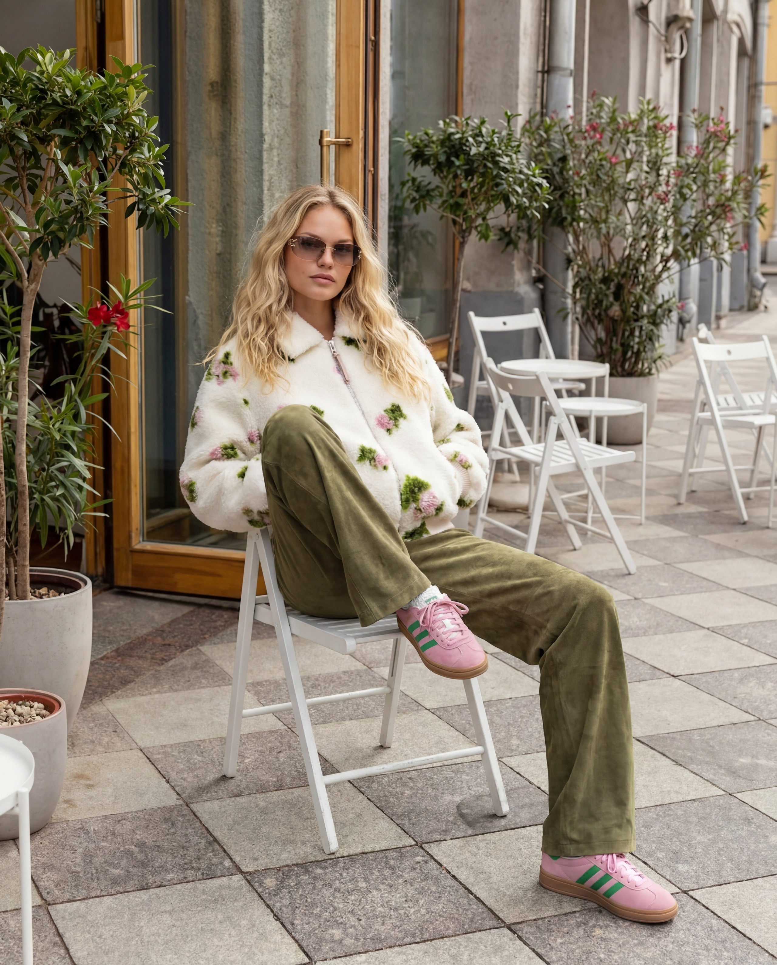 Съемка на улице. Ангелина Овсянникова | Гиперреалистичные ИИ-фотосессии для брендов