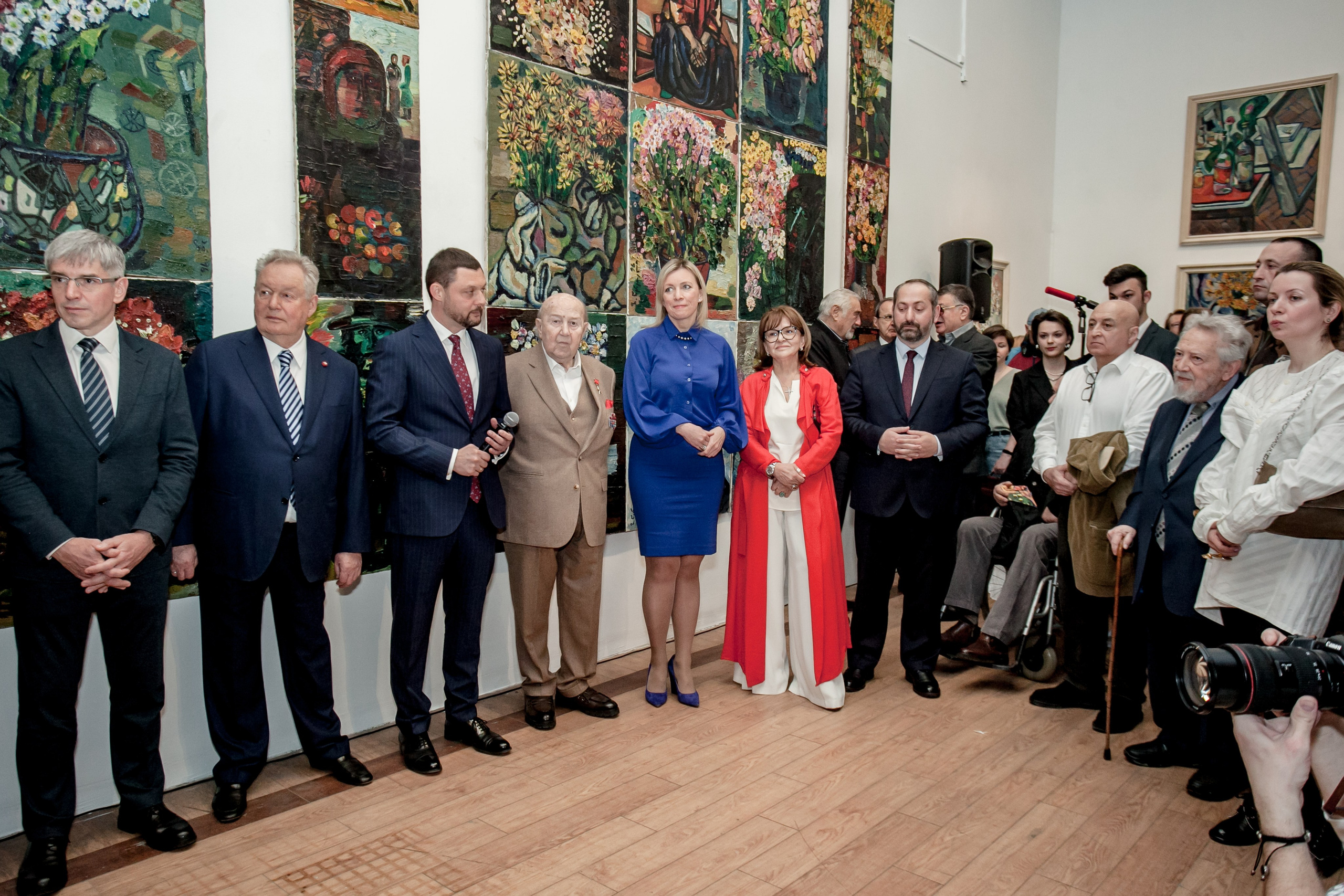 Открытие выставки Зураба Церетели. Art photographer Nino