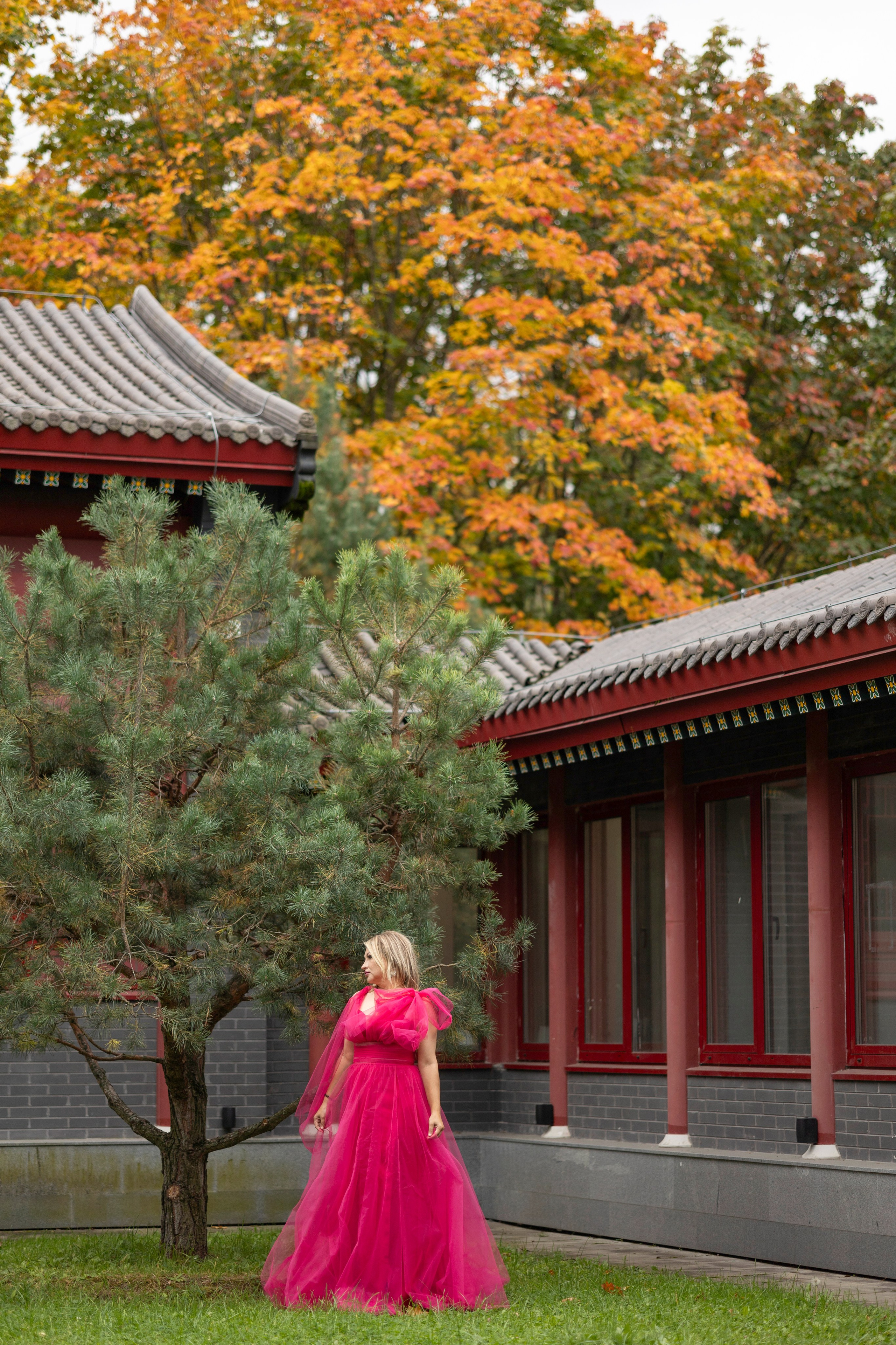 Фотосессия в китайском парке Хуамин в Москве