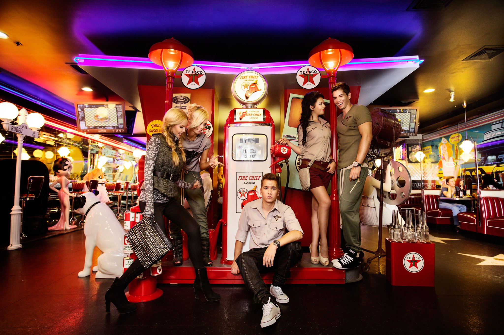 Архив: рекламная съёмка Black Star Wear в Beverly Hills. Бьюти фотограф Павел Паршин