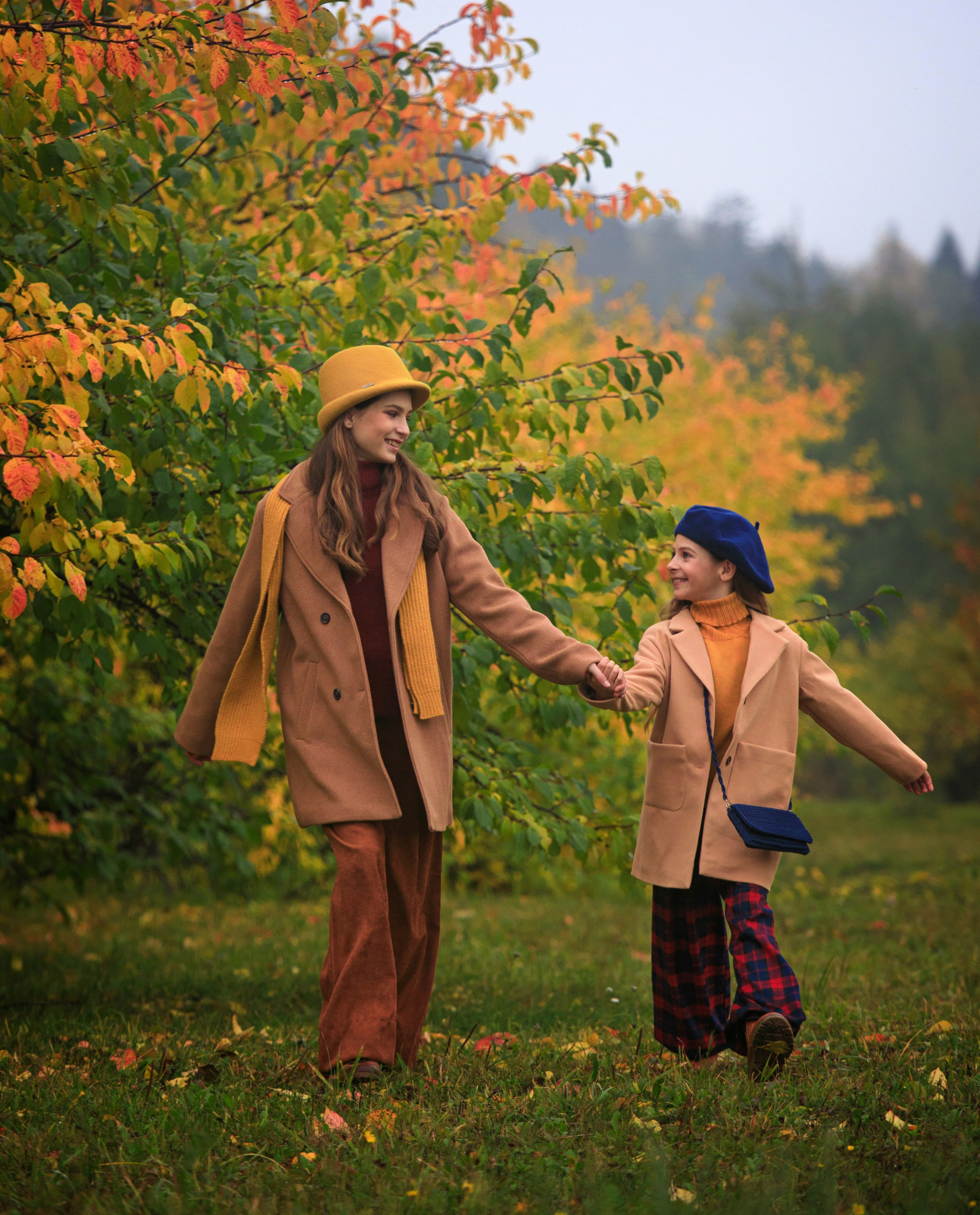 Осенние съемки на природе. Фотосессии в Москве. Анастасия Жукова