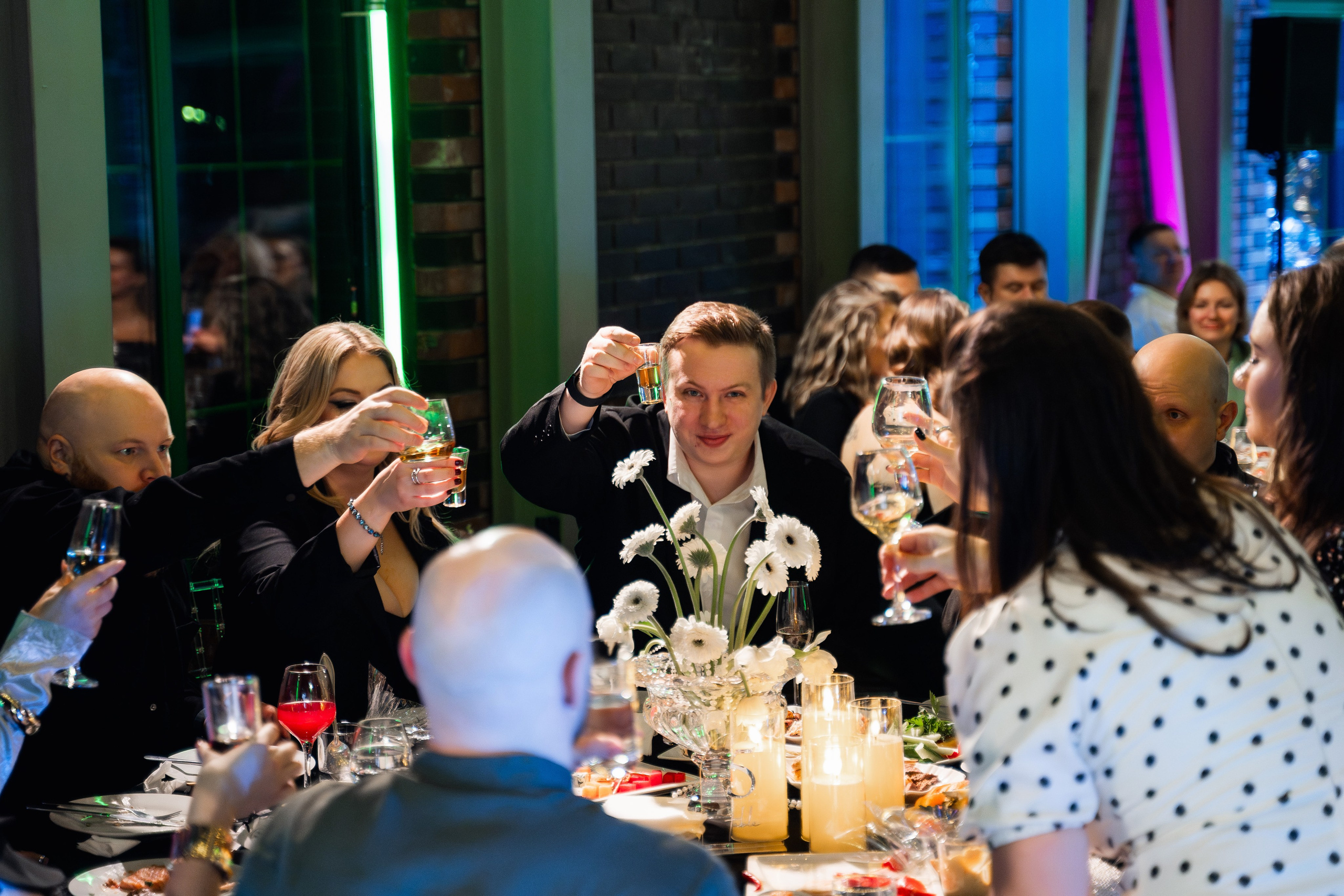 Свадебный банкет. Свадебный фотограф Москва и МО