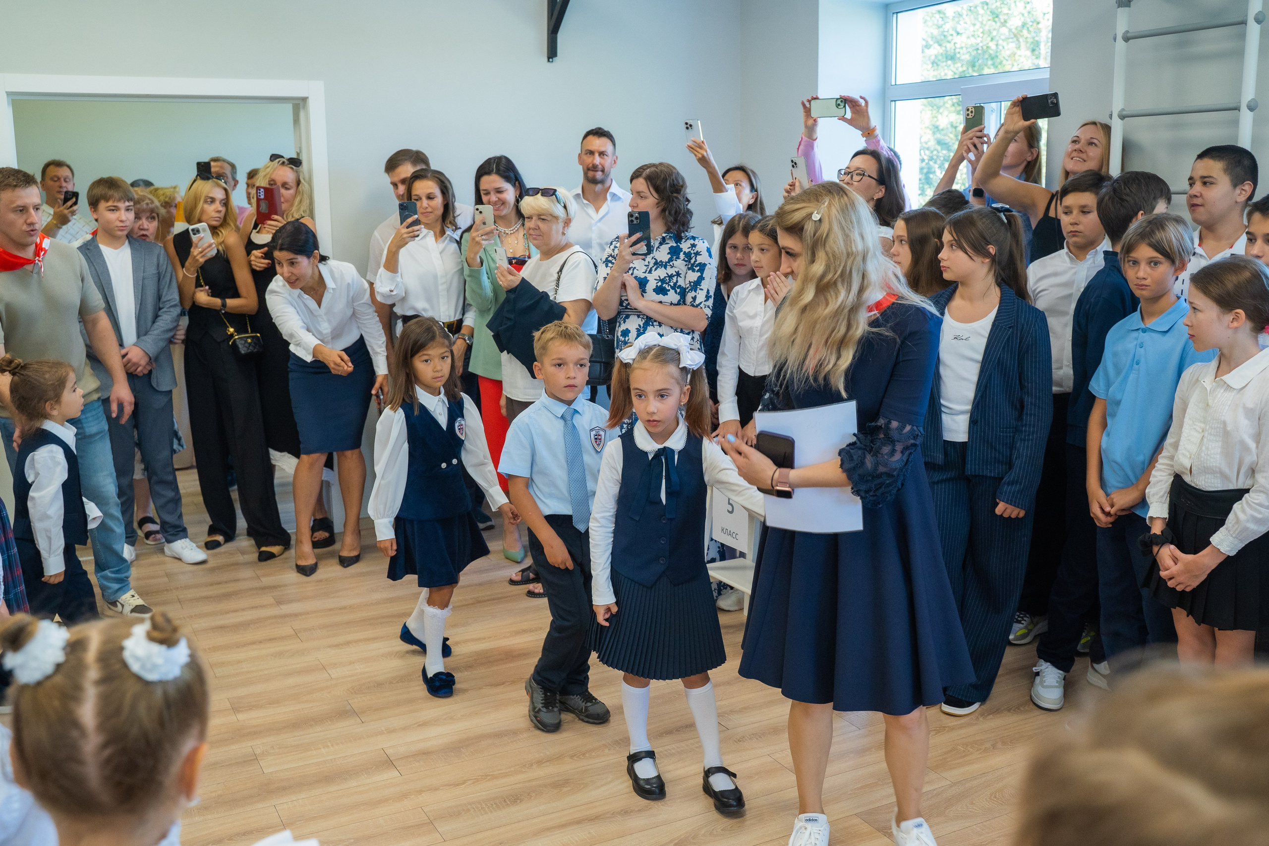 1 сентября в частной школе