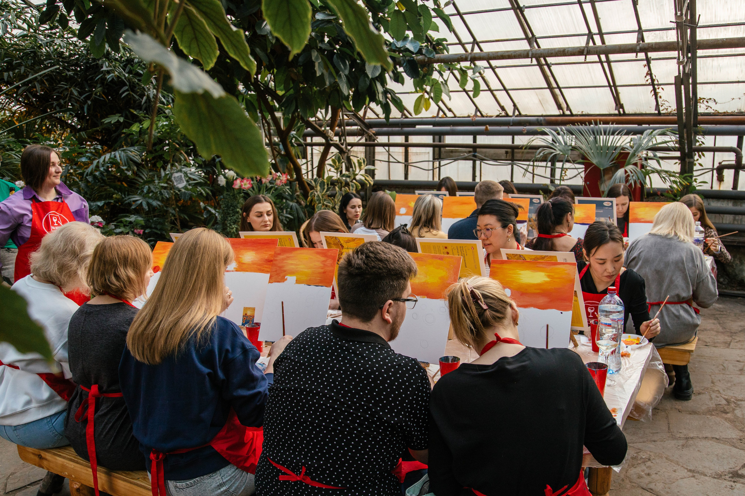 Без бокала нет Шагала. Искусство и вино в Ботаническом саду. Фотограф Анна Чернигова